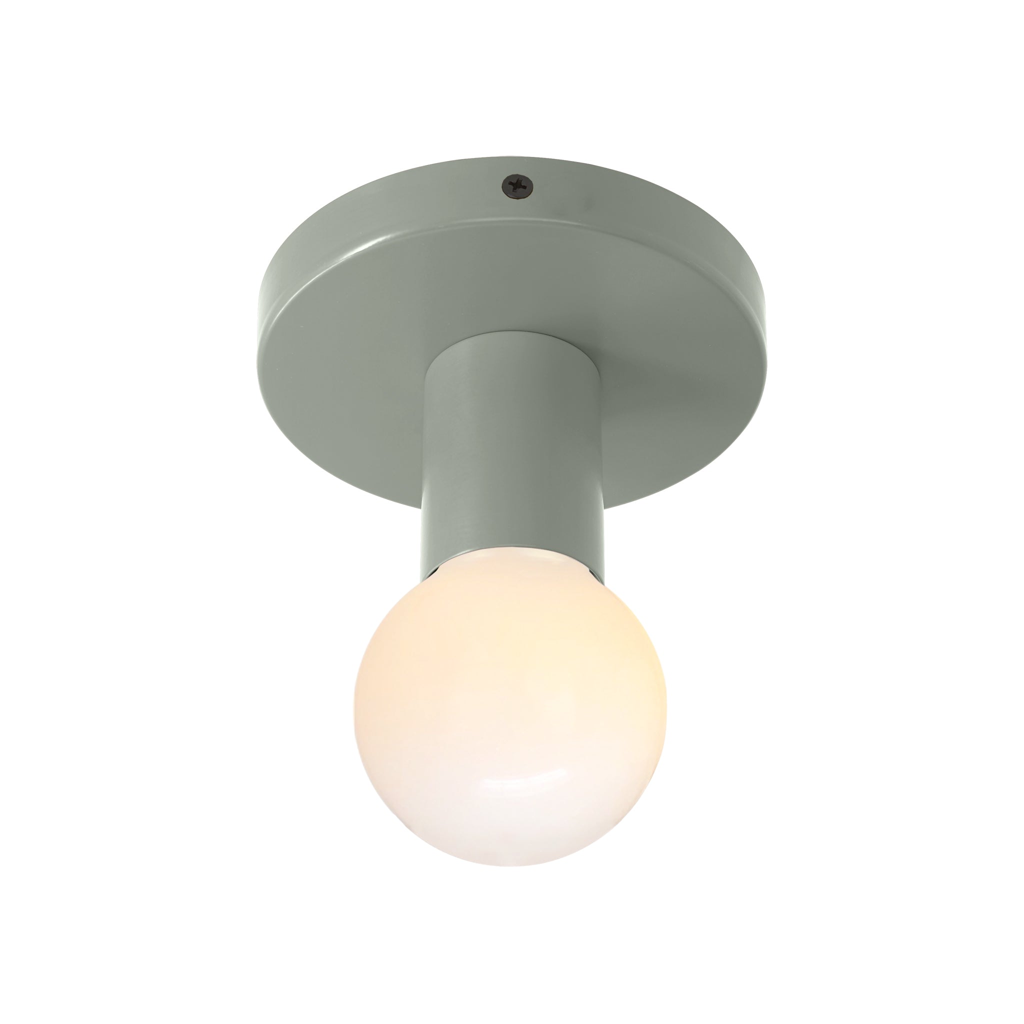 Black and spa color Twink flush mount Dutton Brown lighting