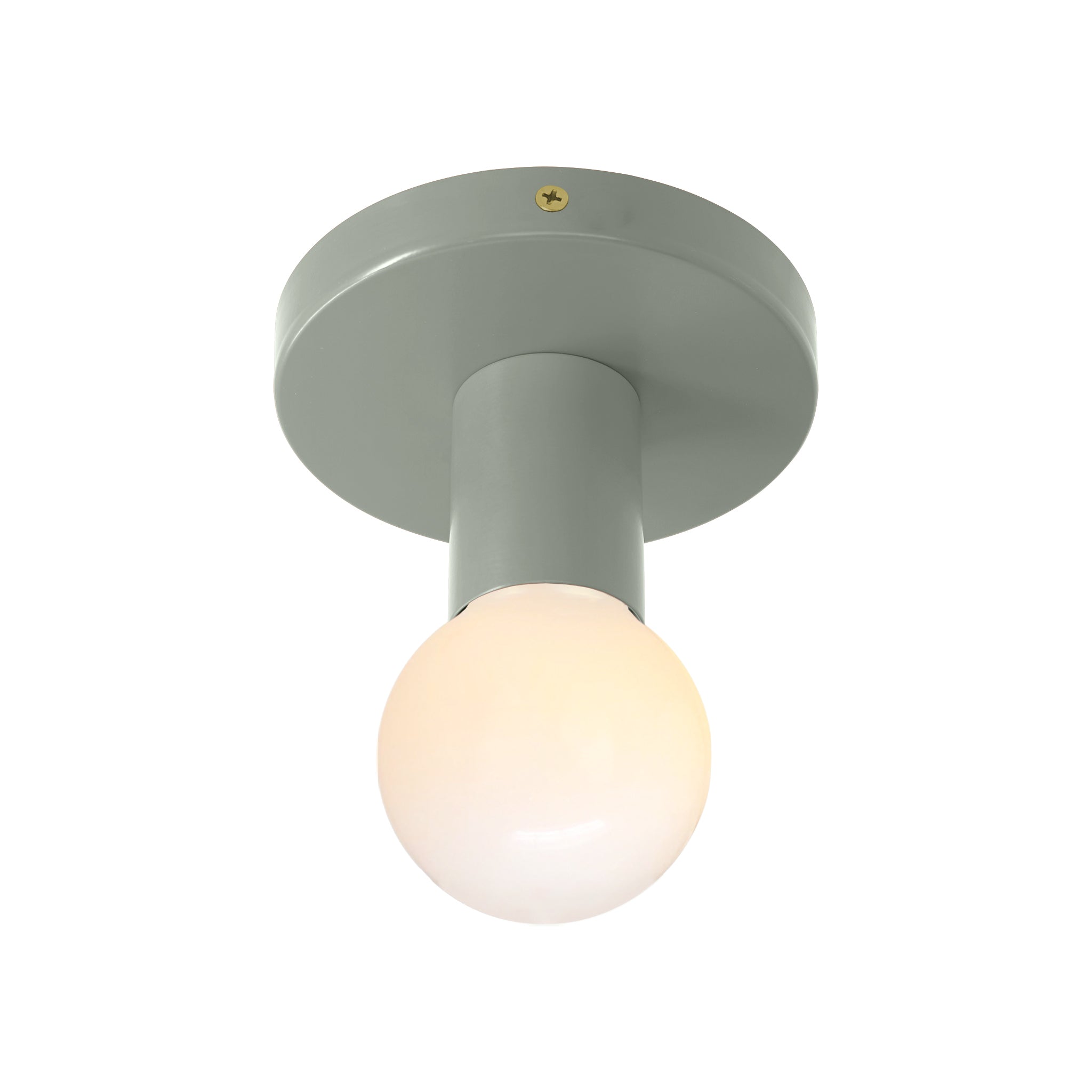 Brass and spa color Twink flush mount Dutton Brown lighting