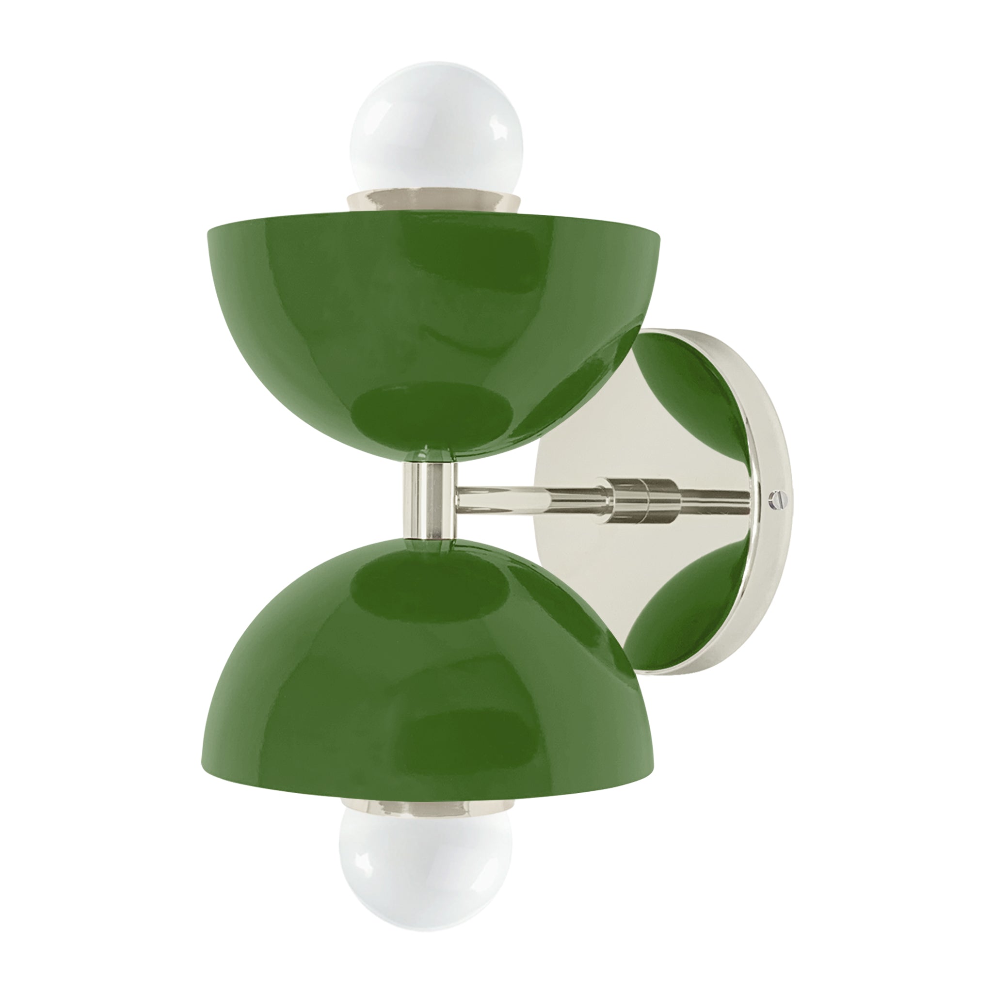 Nickel and lagoon color Amigo sconce Dutton Brown lighting