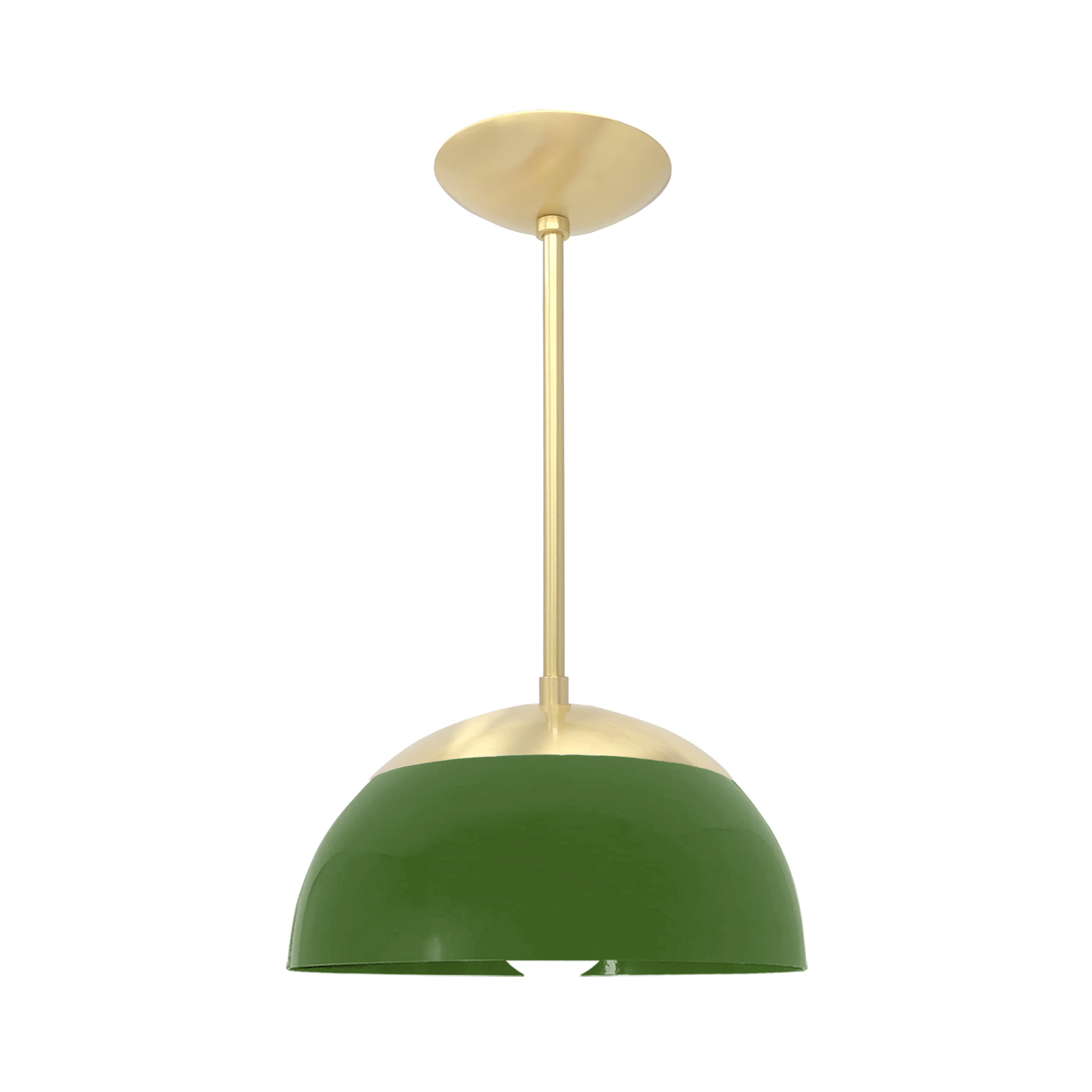 Brass and python green color Cadbury pendant 12" Dutton Brown lighting