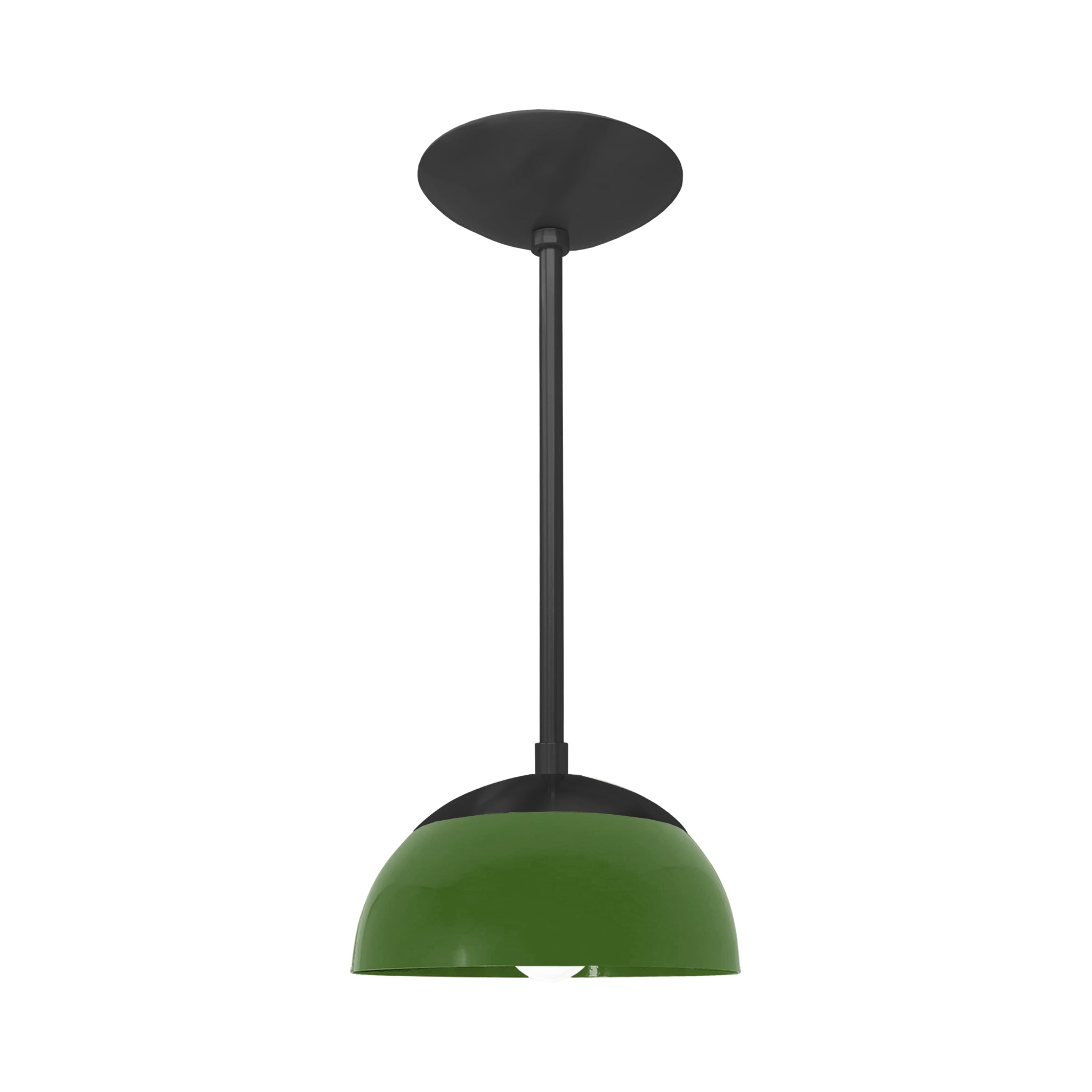 Black and python green color Cadbury pendant 8" Dutton Brown lighting