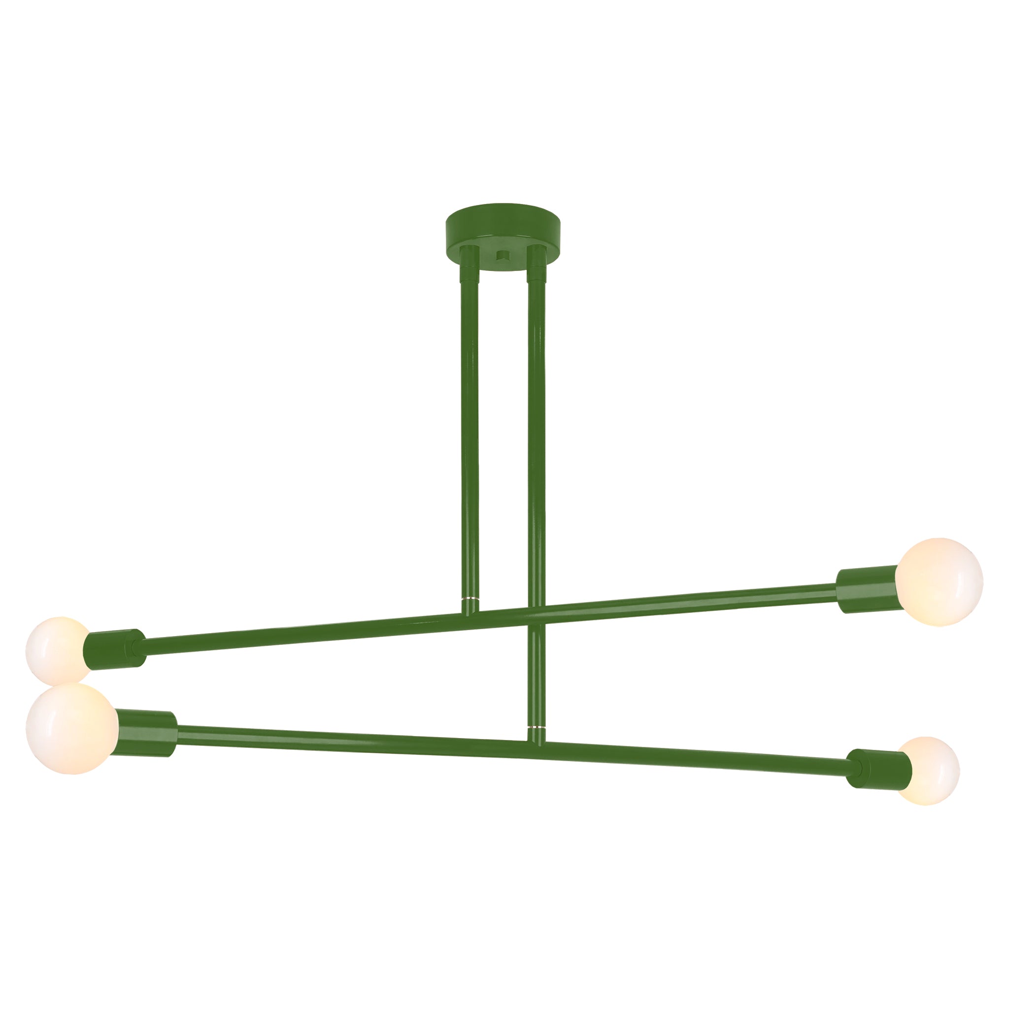 Python green color Captain chandelier 47" Dutton Brown lighting