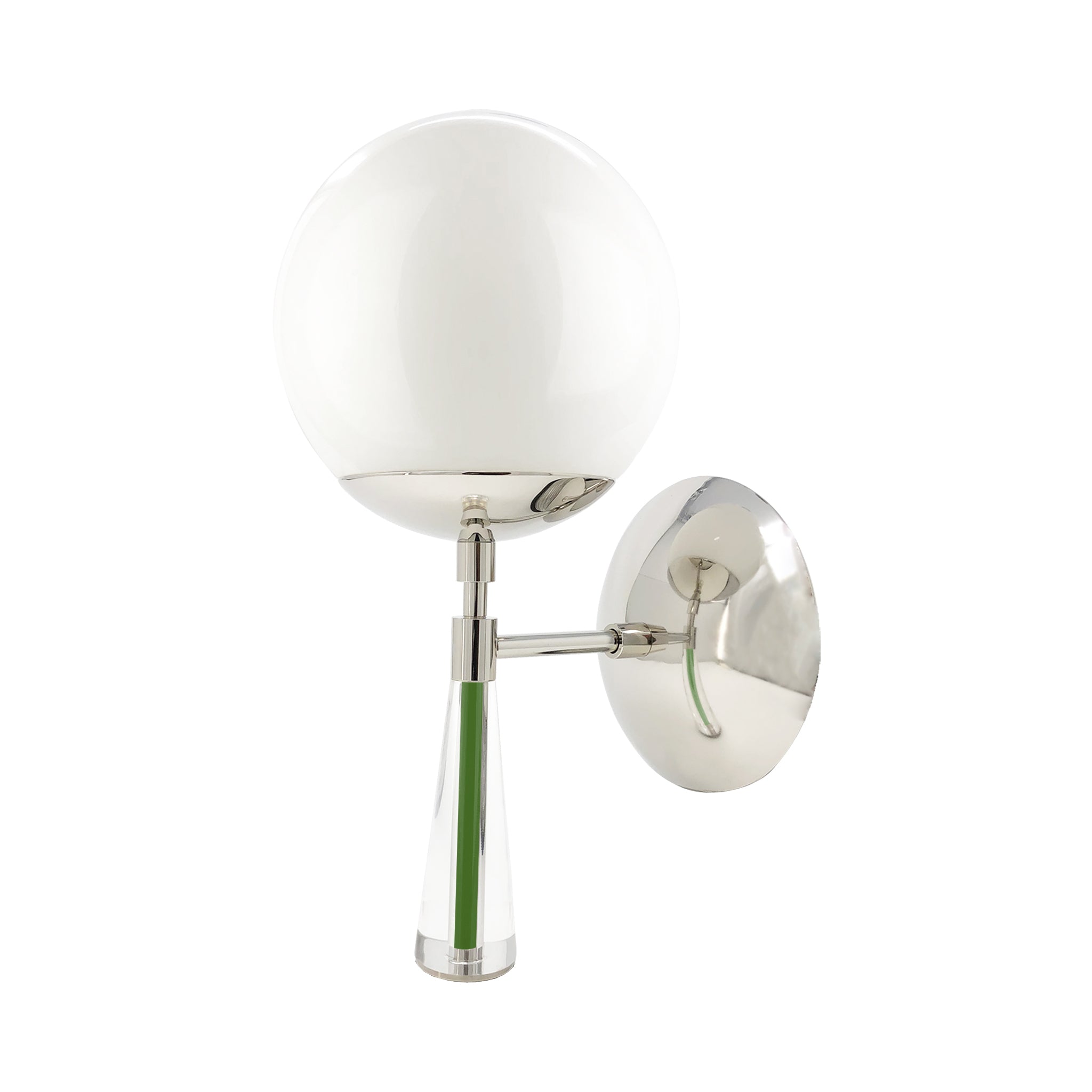 Nickel and lagoon color Carrera sconce Dutton Brown lighting
