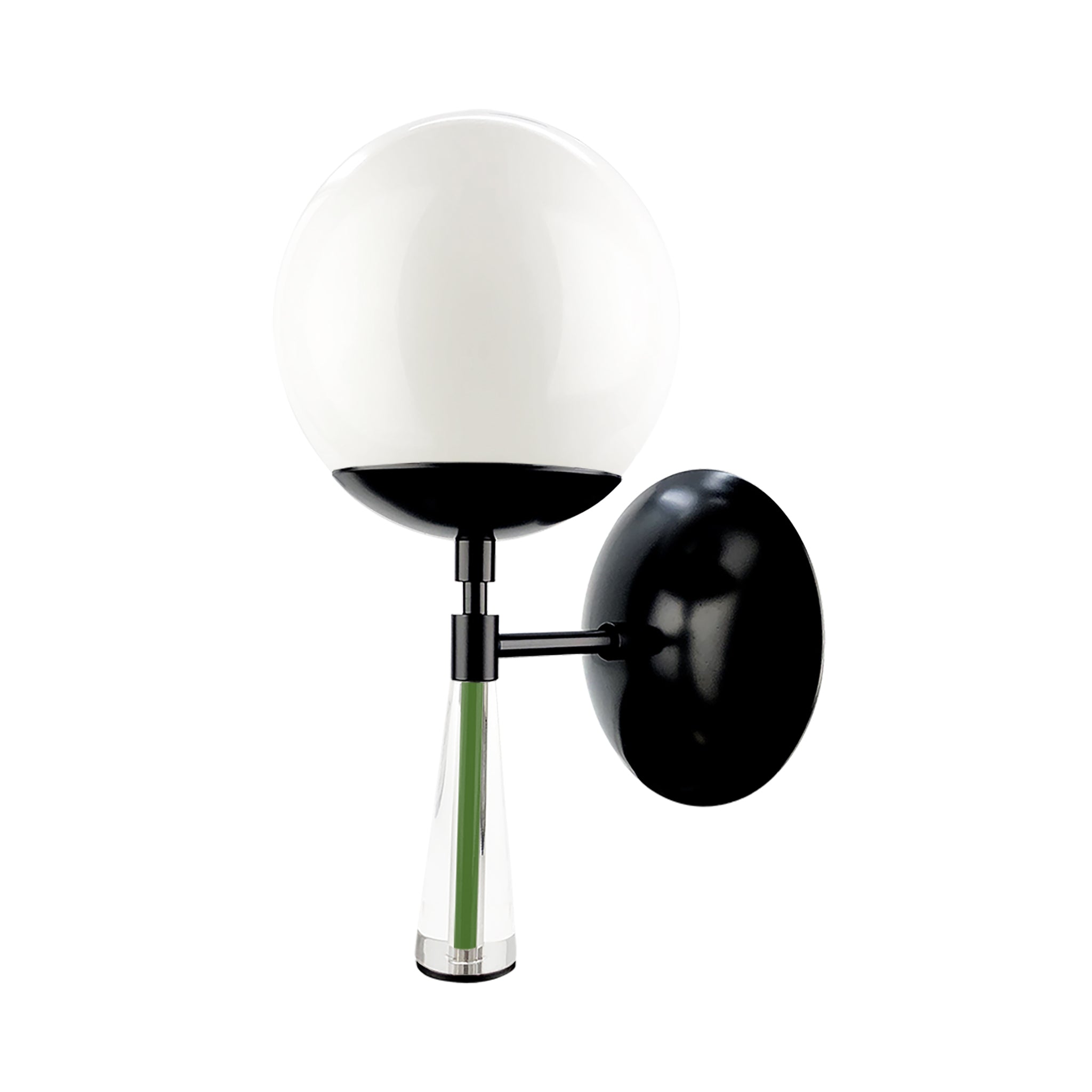 Black and python green color Carrera sconce Dutton Brown lighting