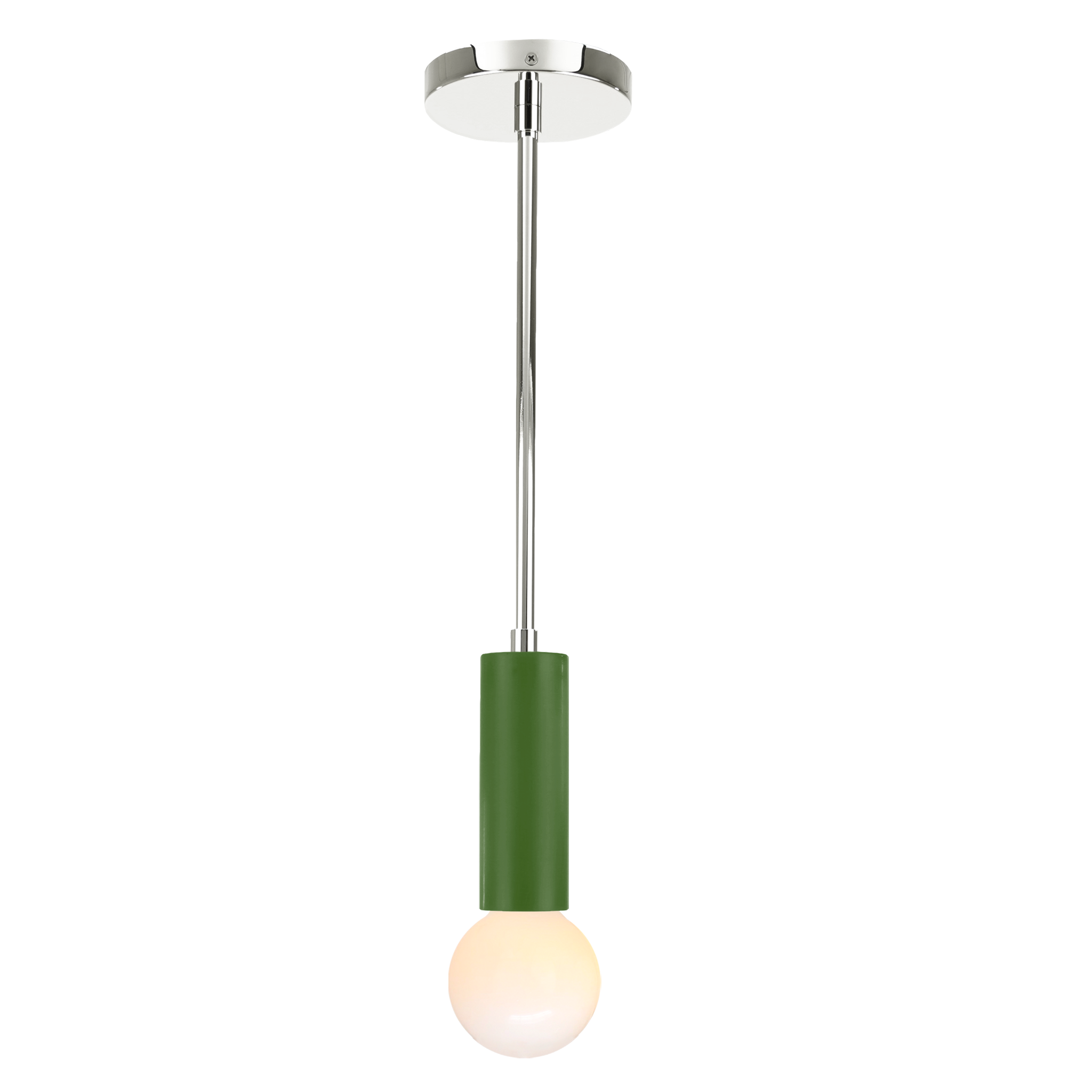 Nickel and python green color Eureka pendant Dutton Brown lighting