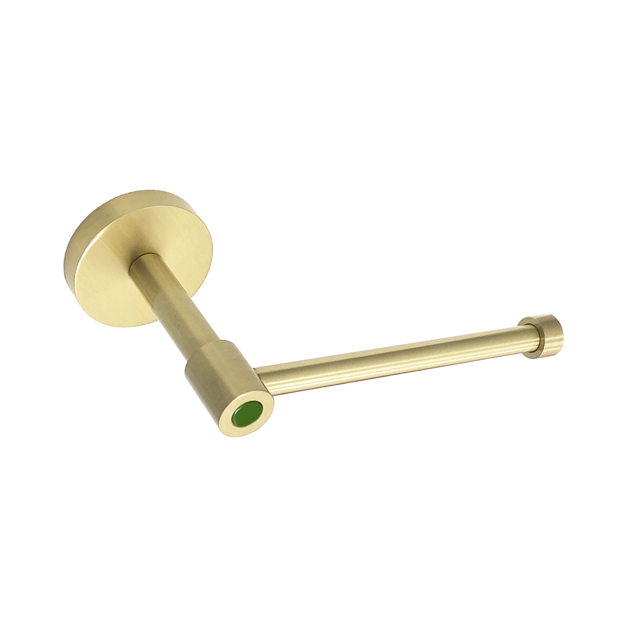 Brass and python green color Head tissue holder Dutton Brown hardware