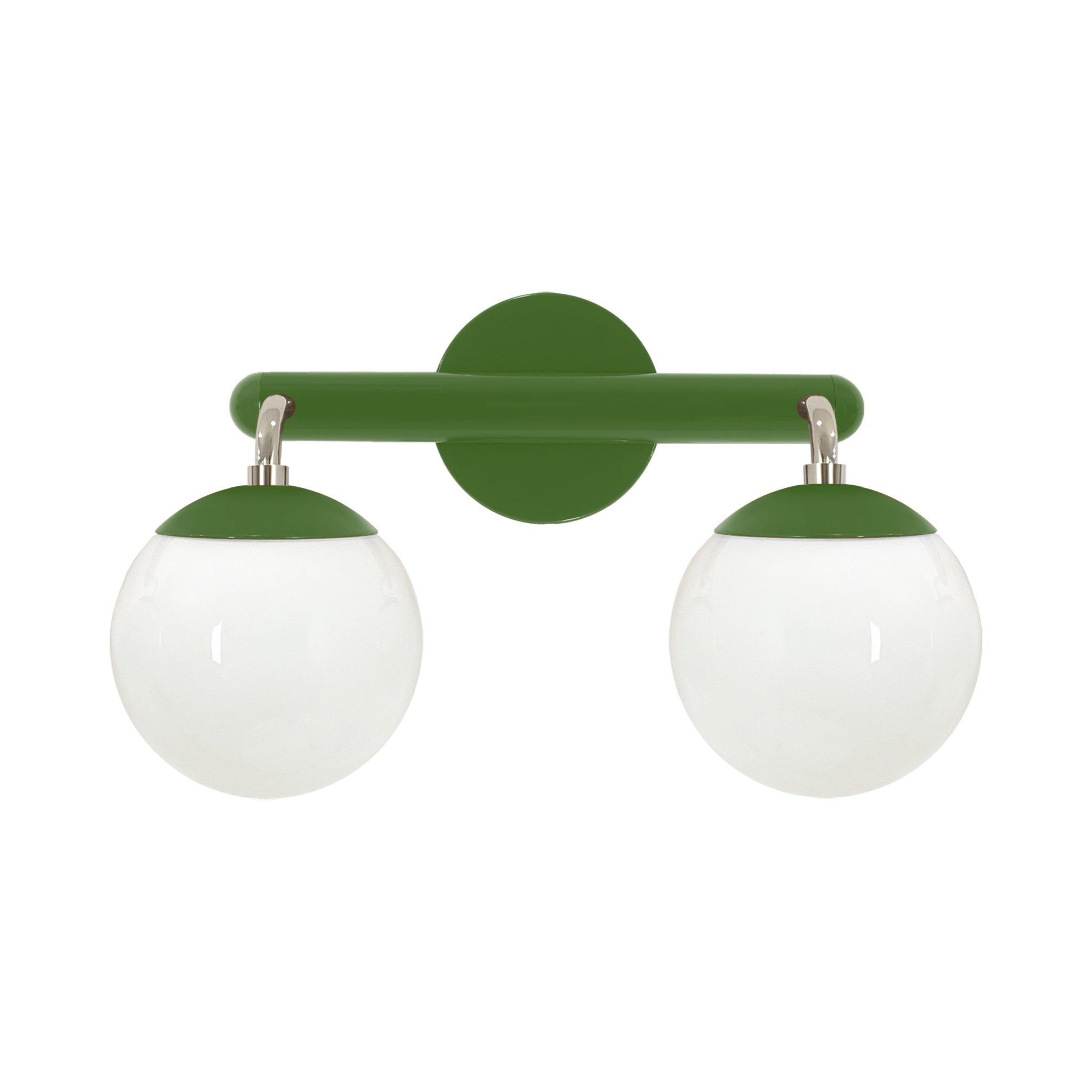 Nickel and lagoon color Legend 2 sconce Dutton Brown lighting