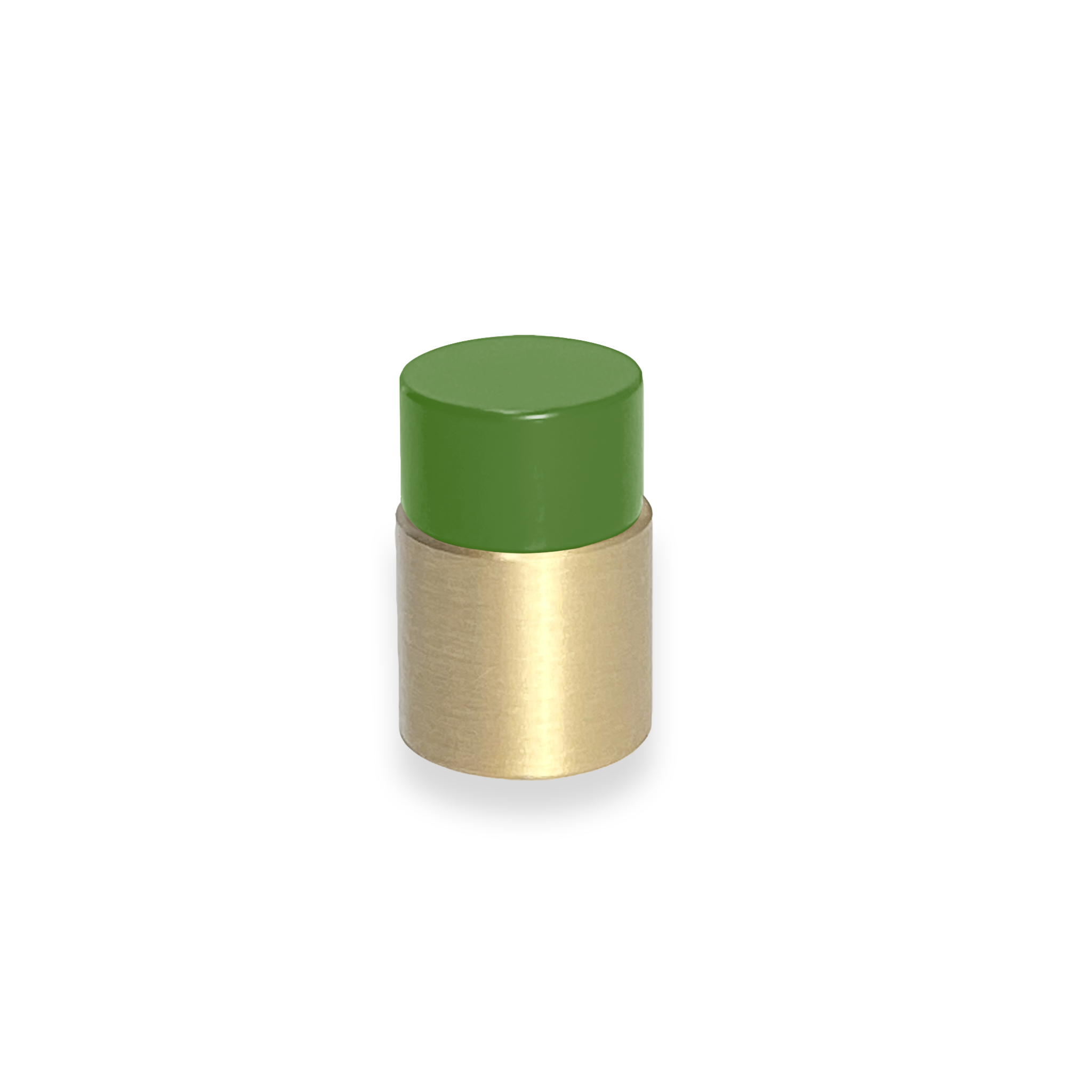 Brass and python green color Nip knob Dutton Brown hardware