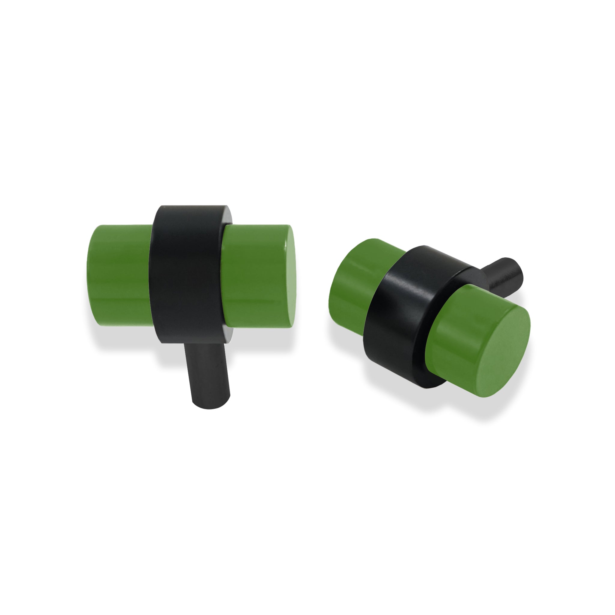 Python Green black color Persona Knob hardware Dutton Brown.