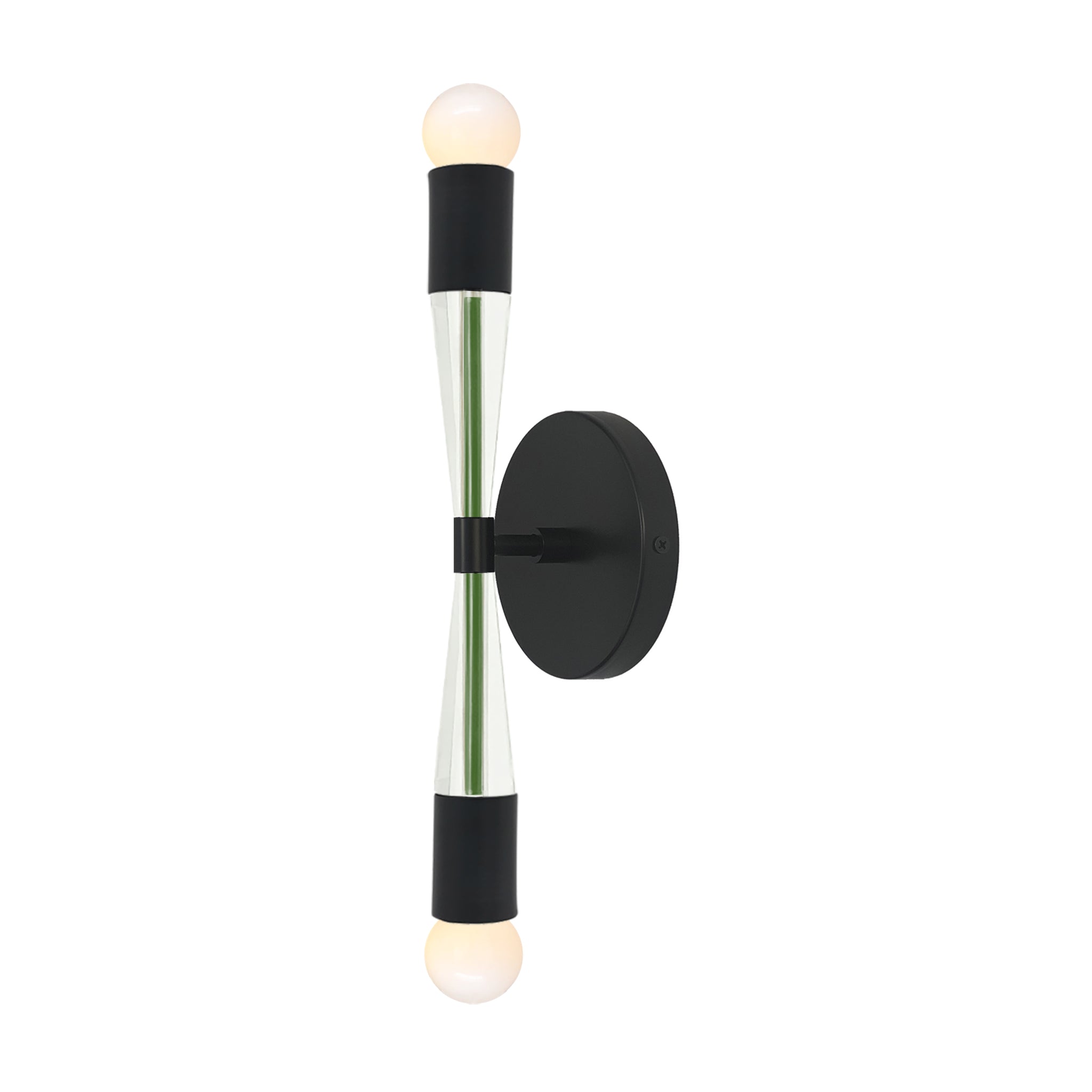 Black and python green color Phoenix sconce Dutton Brown lighting