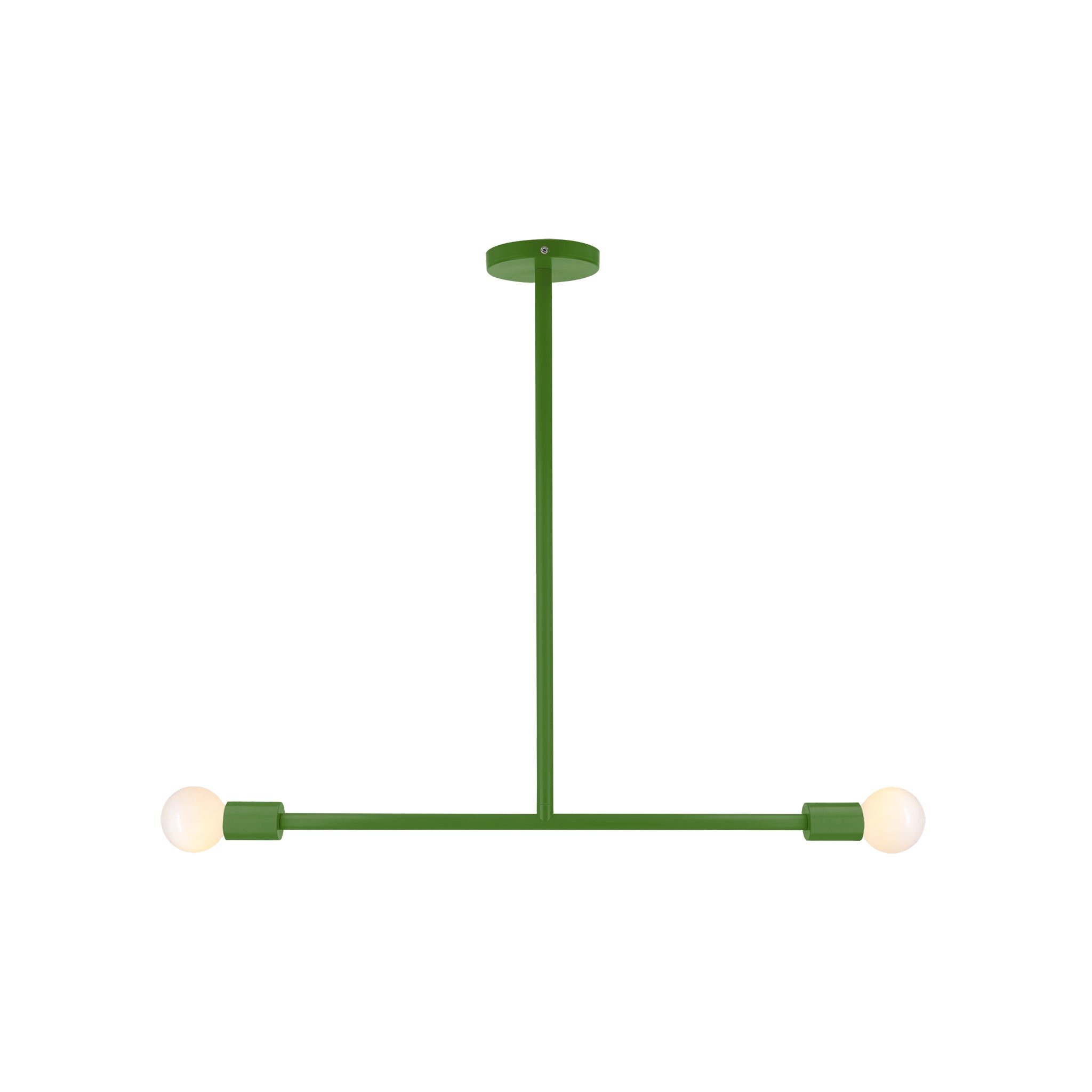 Python color green Pilot pendant 29" Dutton Brown lighting