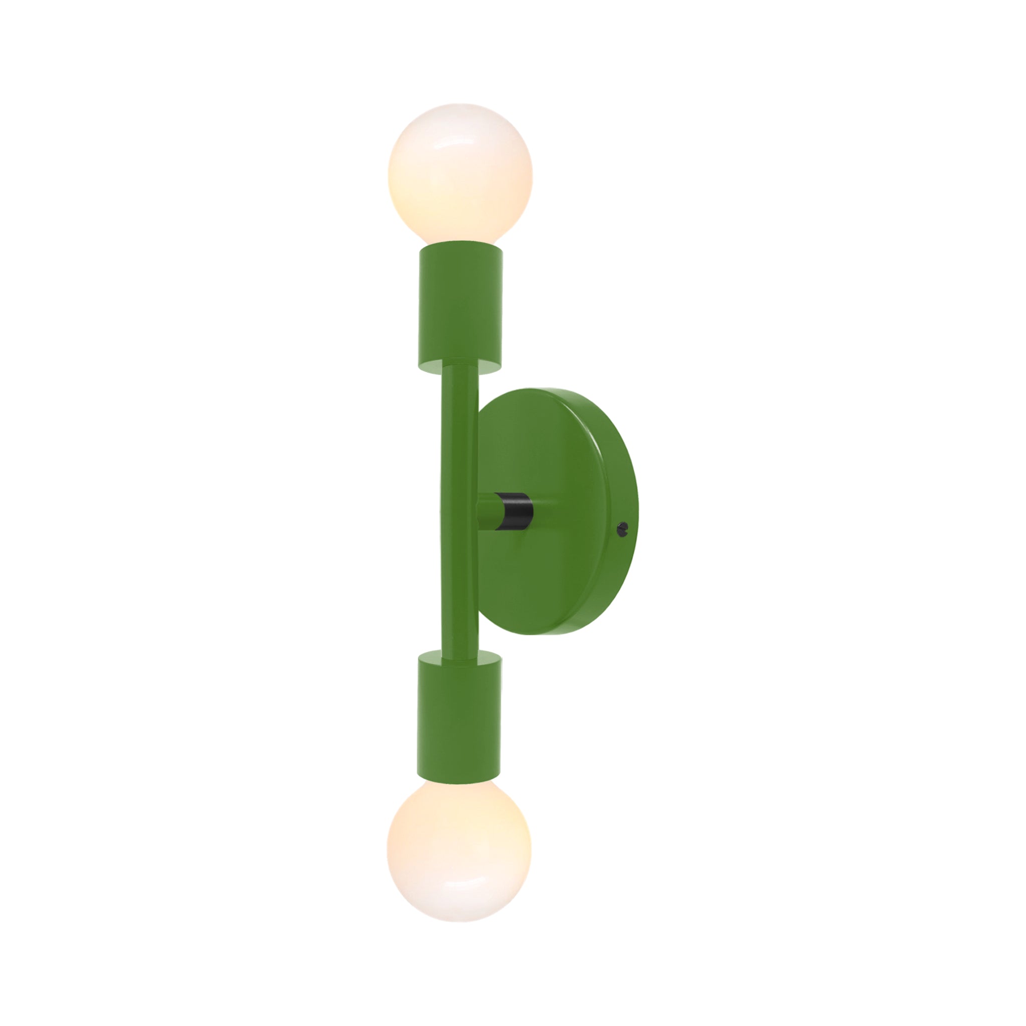 Black and python green color Pilot sconce 11" Dutton Brown lighting