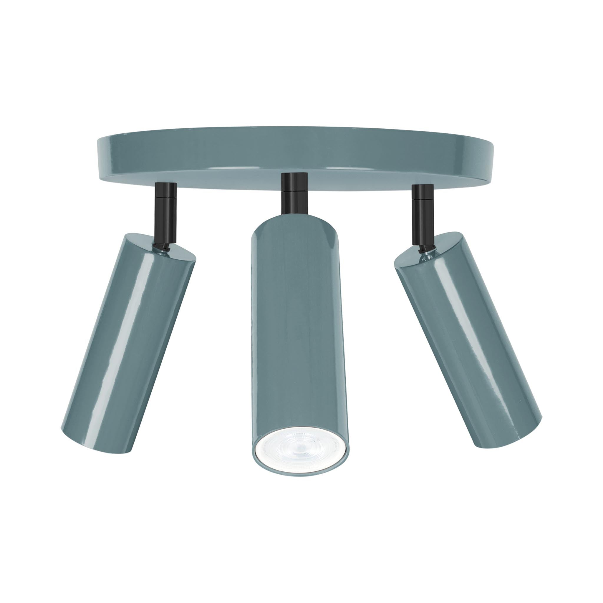 Black and lagoon color Pose flush mount Dutton Brown lighting