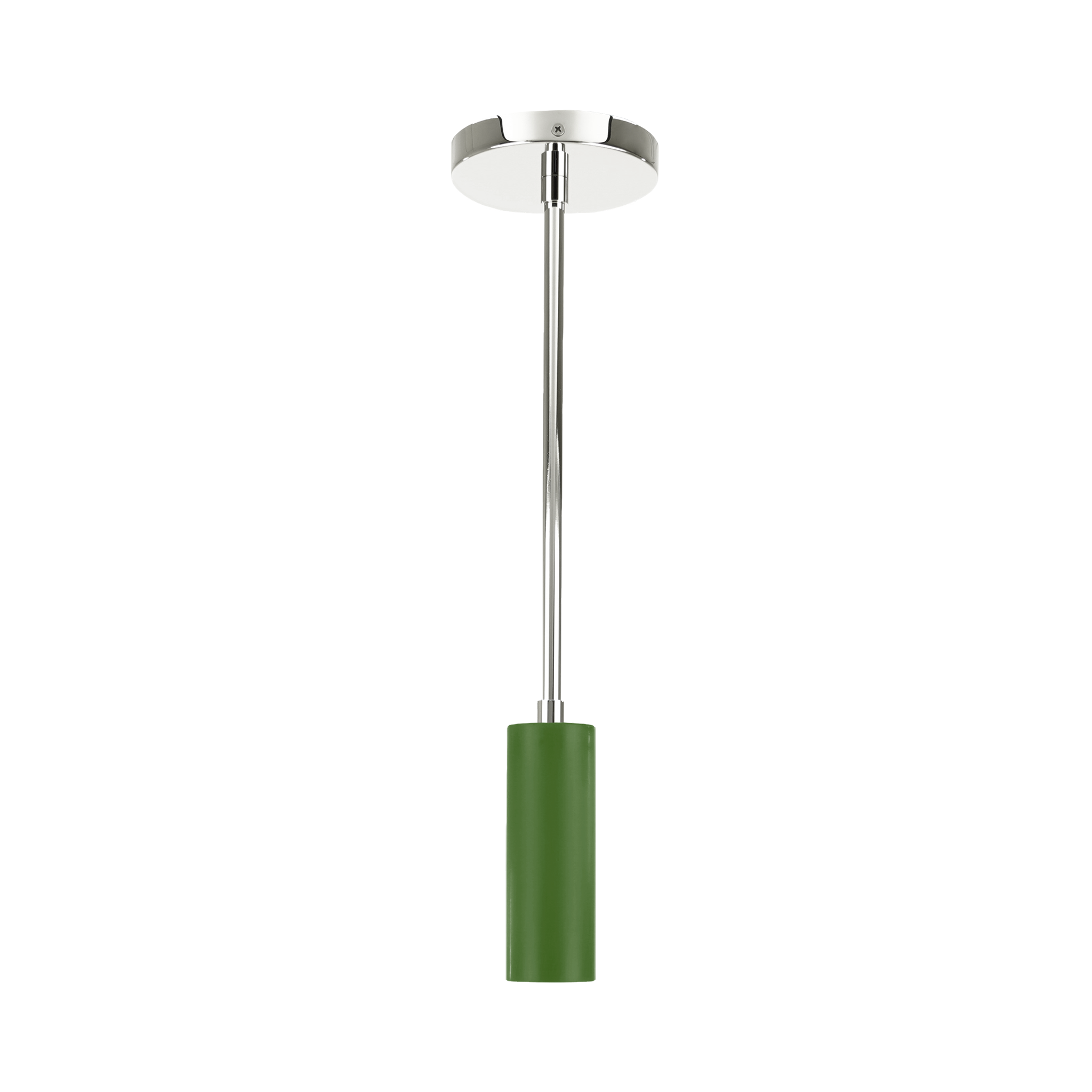 Nickel and python green color Reader pendant Dutton Brown lighting