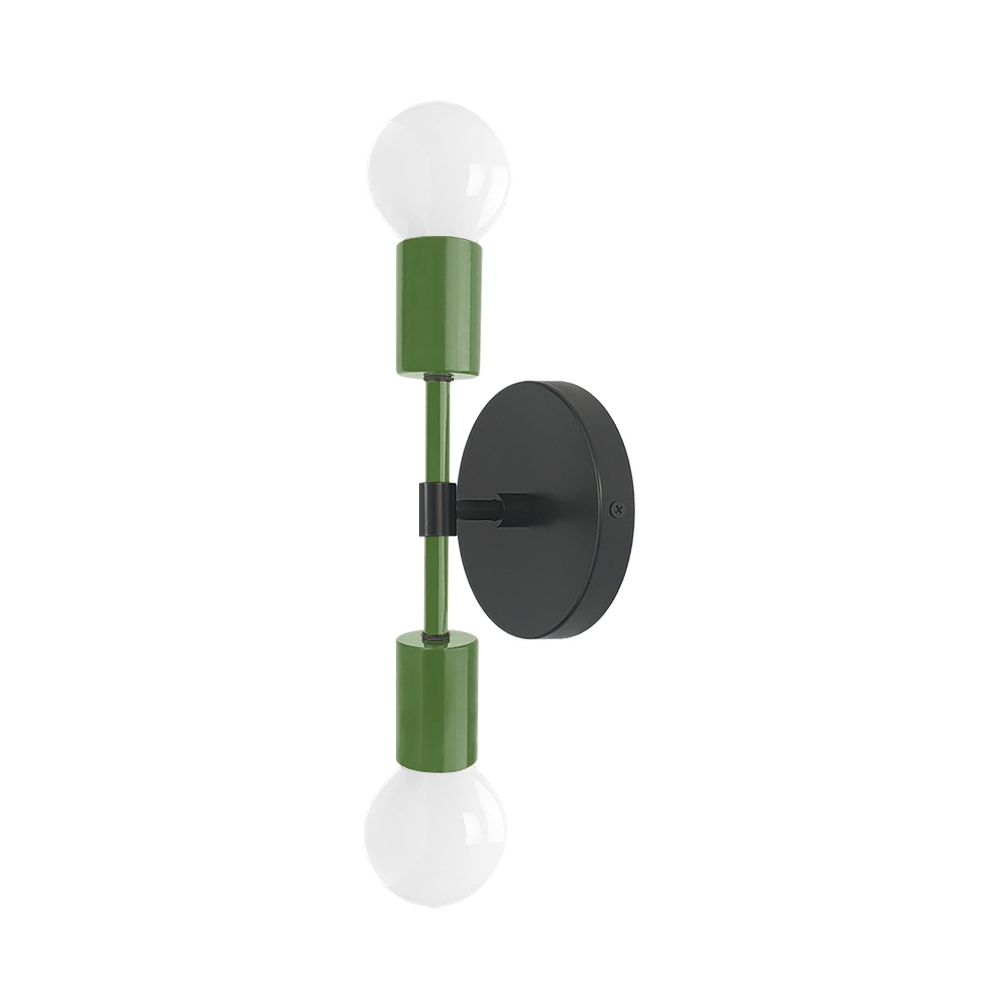 Black and python green color Scepter sconce 10" Dutton Brown lighting