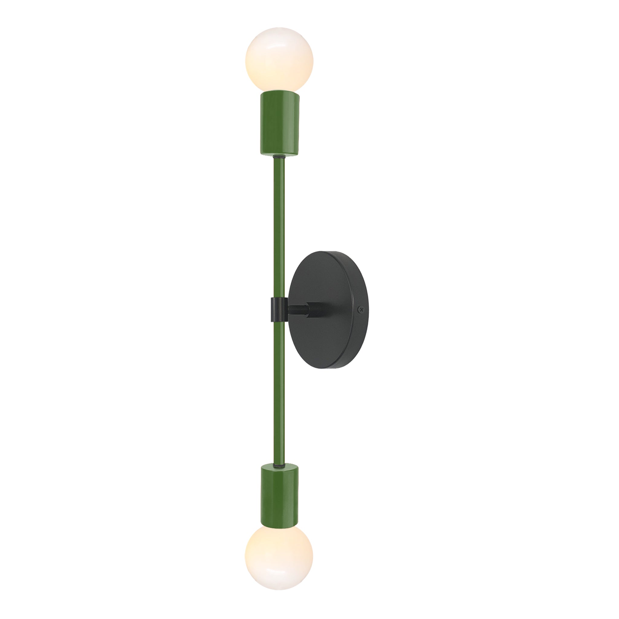 Black and python green color Scepter sconce 18" Dutton Brown lighting