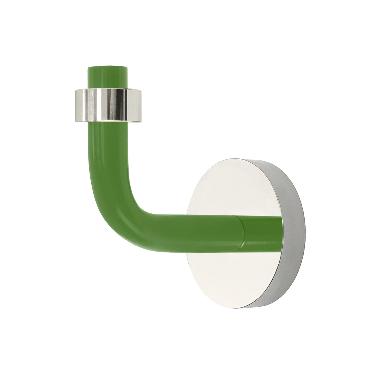 Nickel and python green color Snug hook Dutton Brown hardware