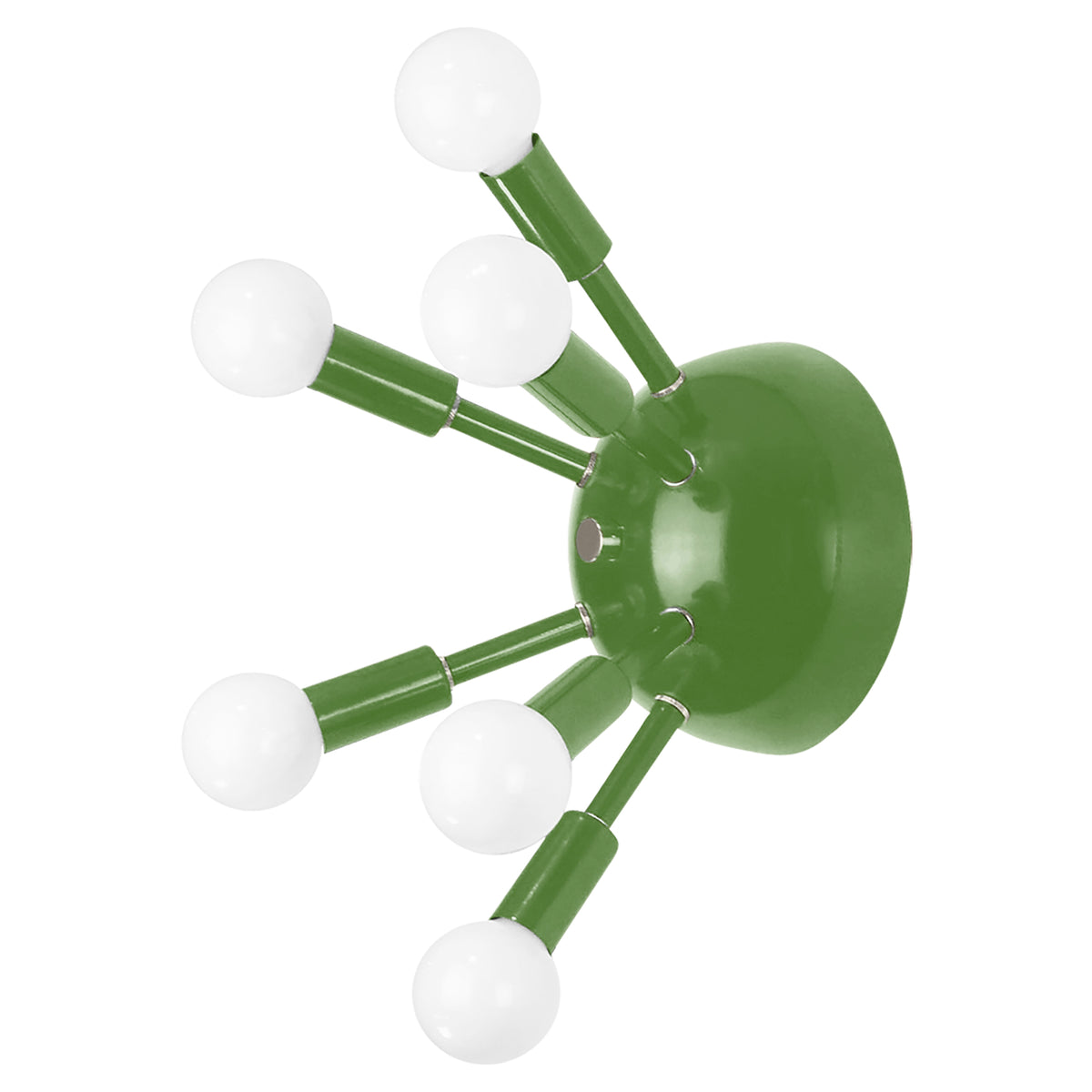 Nickel and python green color Sputnik sconce Dutton Brown lighting