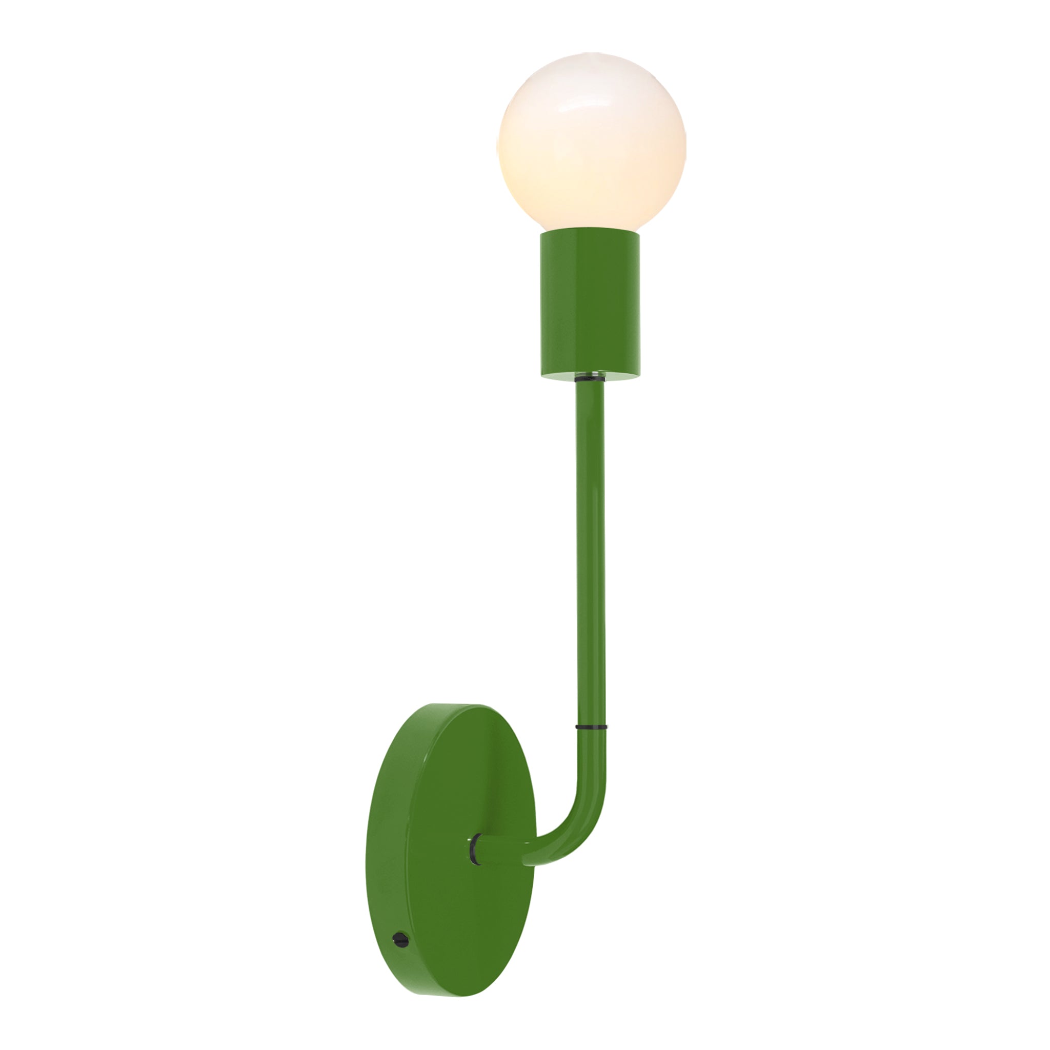 Black and python green color Tall Snug sconce Dutton Brown lighting