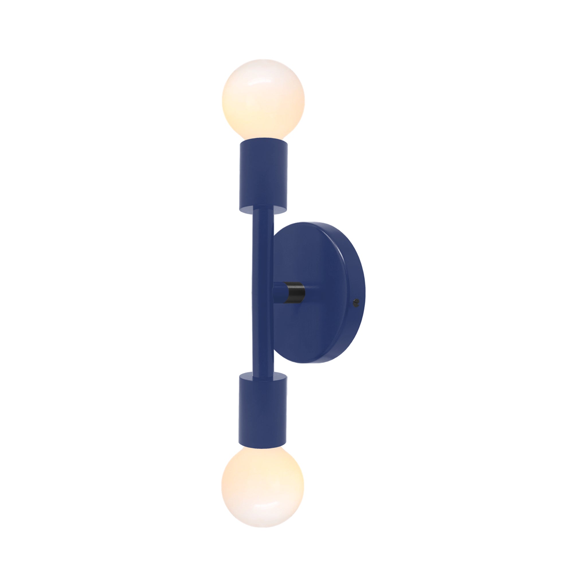 Black and cobalt color Pilot sconce 11" Dutton Brown lighting