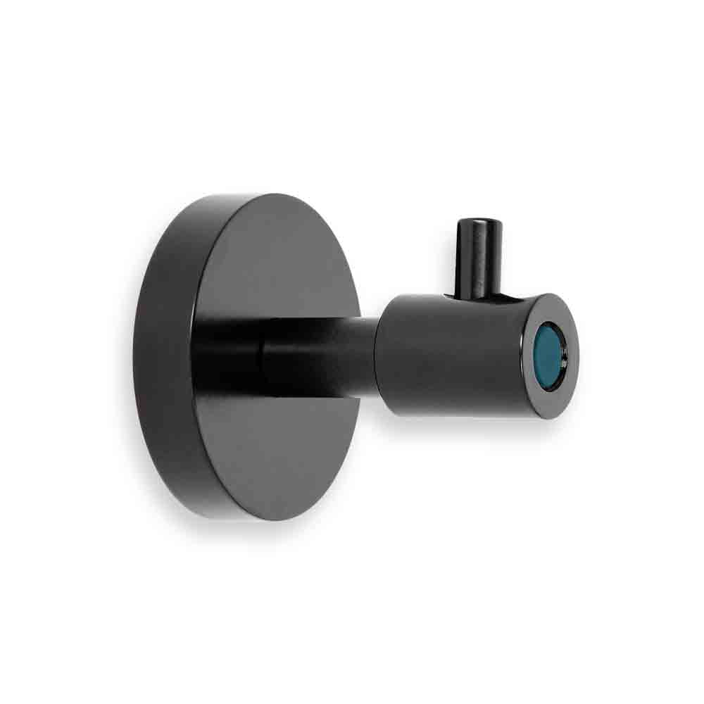 Black and slate blue color Head hook Dutton Brown hardware