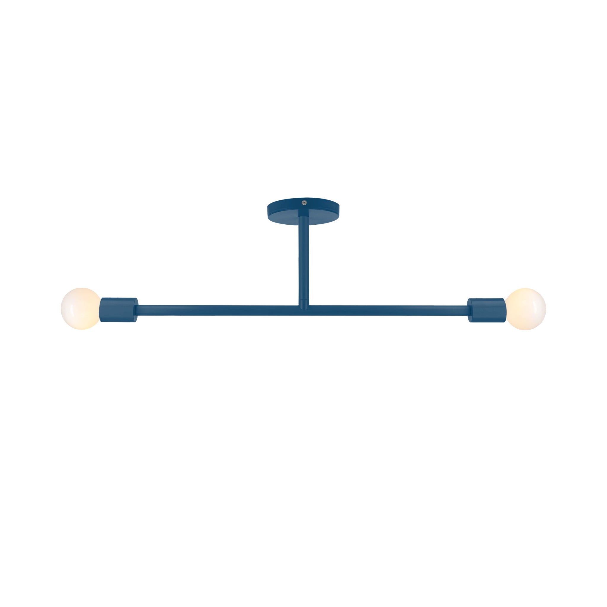 Slate blue color Pilot flush mount 29" Dutton Brown lighting