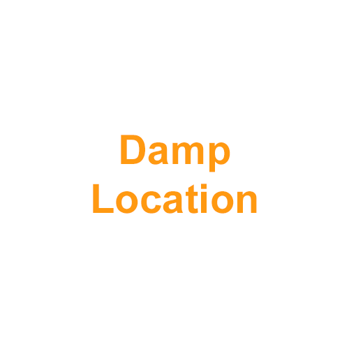 Damp Location Socket and Label