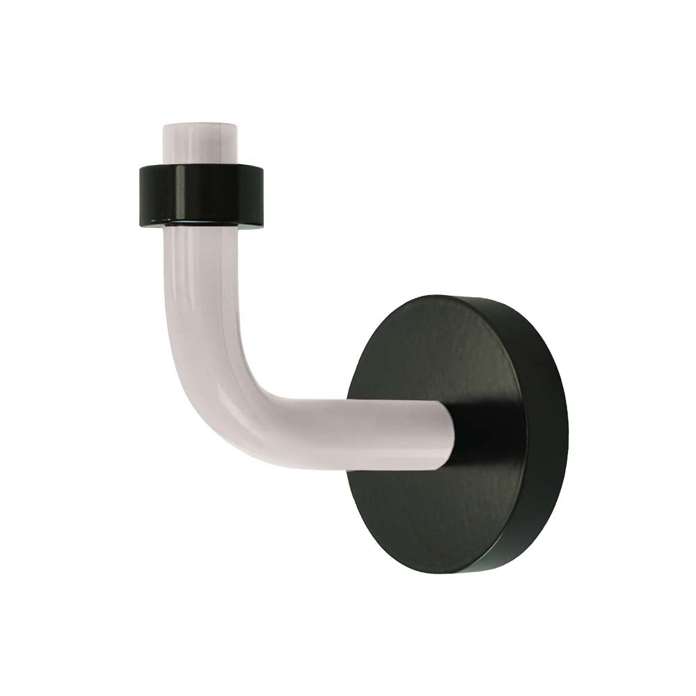 Black and barely color Snug hook Dutton Brown hardware