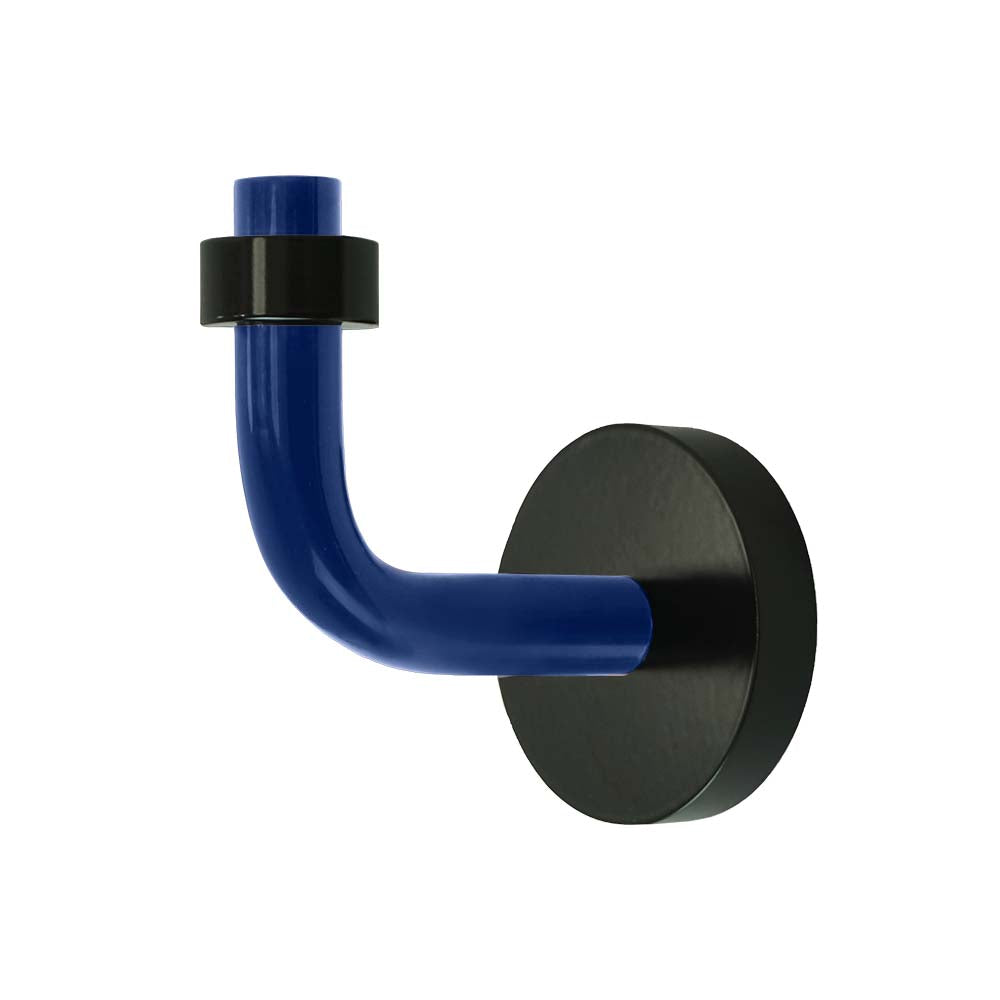 Black and cobalt color Snug hook Dutton Brown hardware