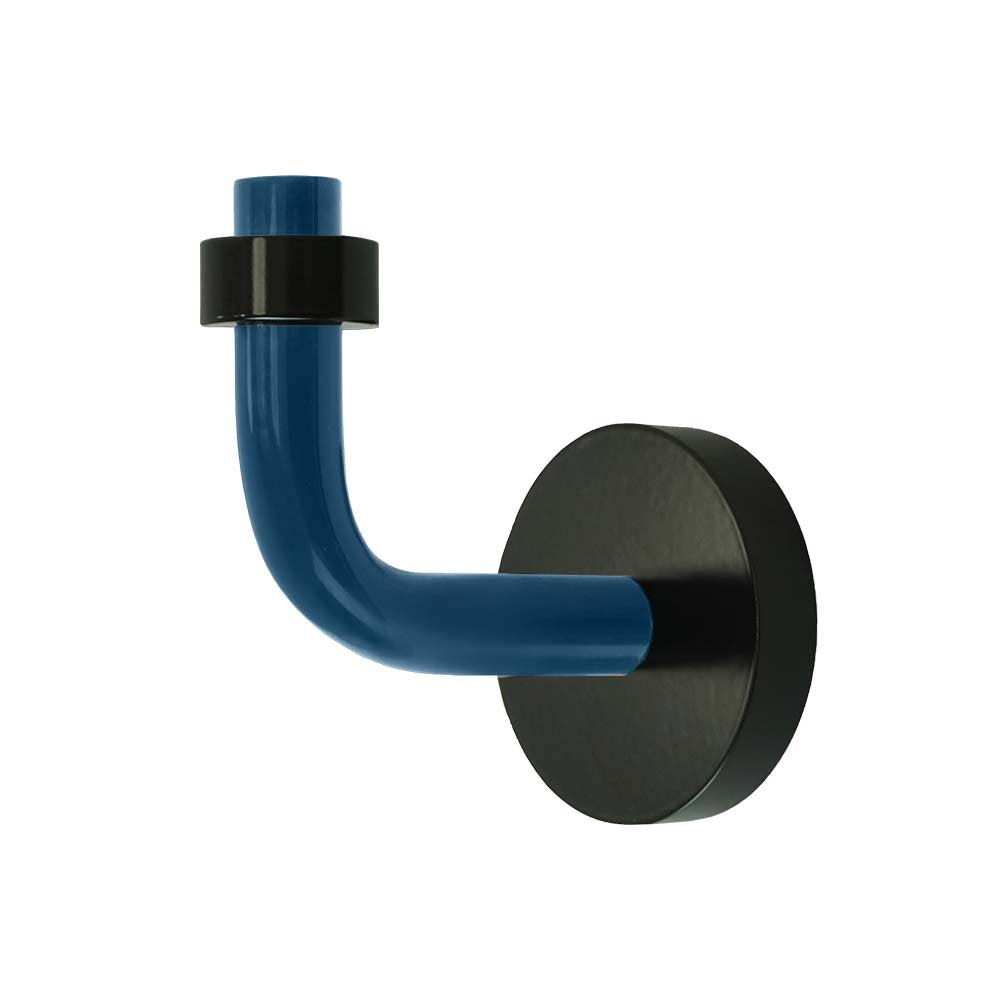 Black and slate blue color Snug hook Dutton Brown hardware