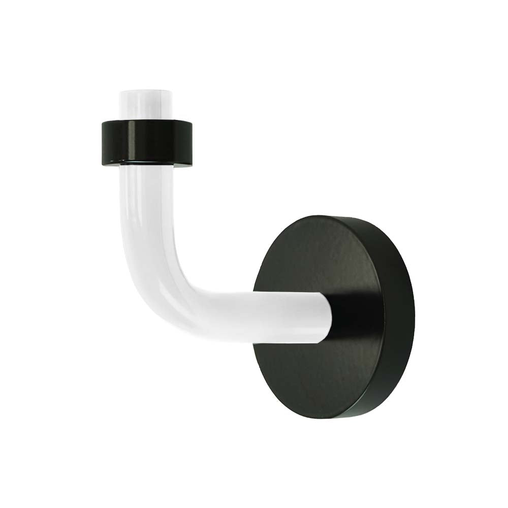 Black and white color Snug hook Dutton Brown hardware