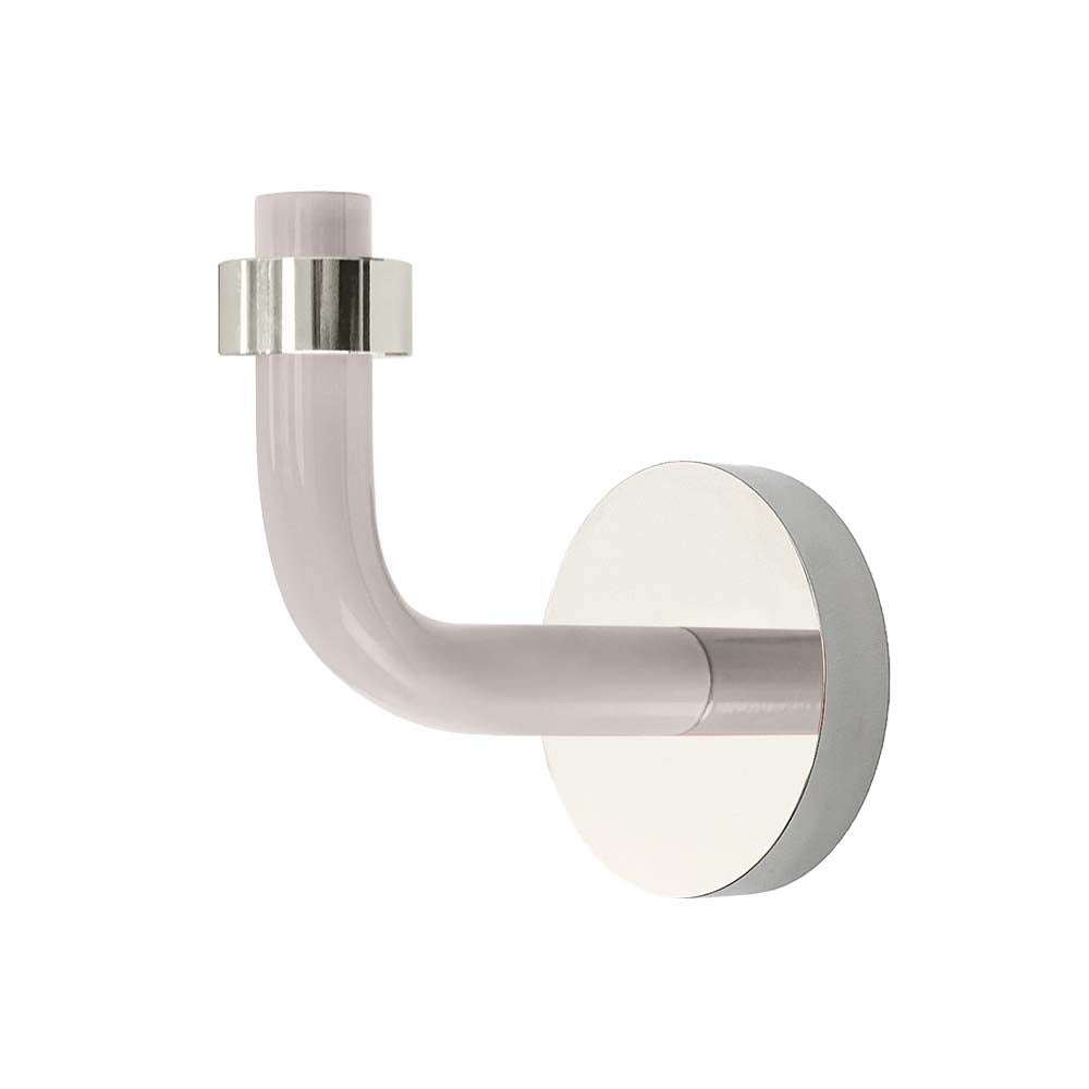 Nickel and barely color Snug hook Dutton Brown hardware