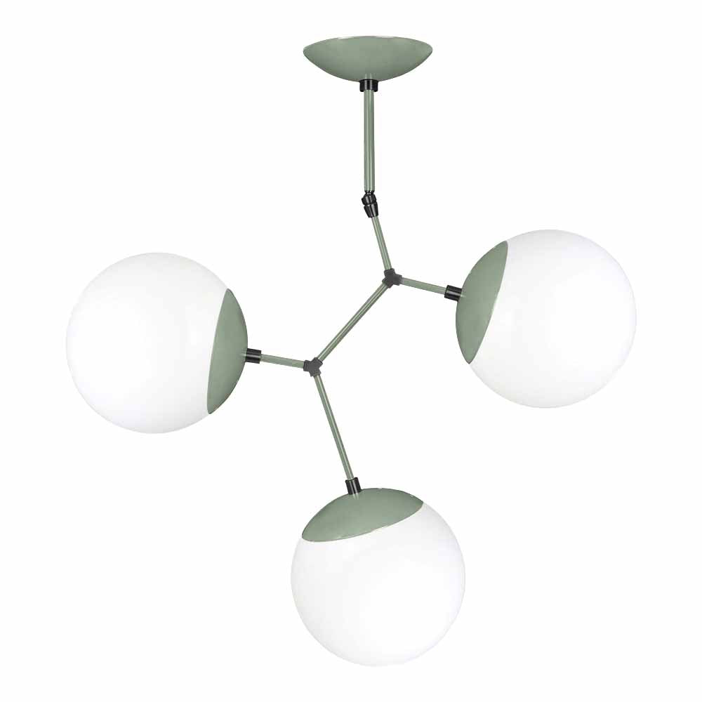 Black and spa color Astar 3 chandelier Dutton Brown lighting