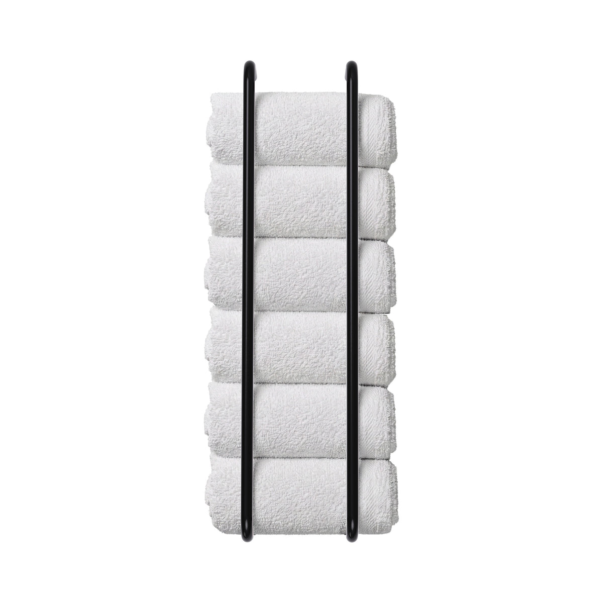 Black color Beyond towel rack 36" Dutton Brown hardware