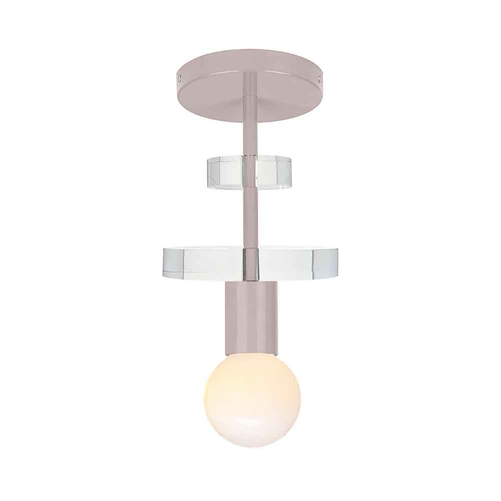 Barely color Bling flush mount Dutton Brown lighting