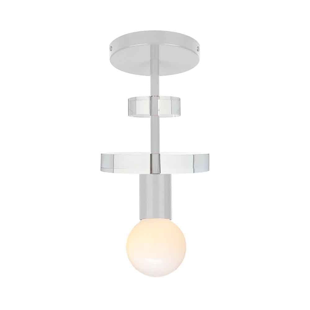 Chalk color Bling flush mount Dutton Brown lighting