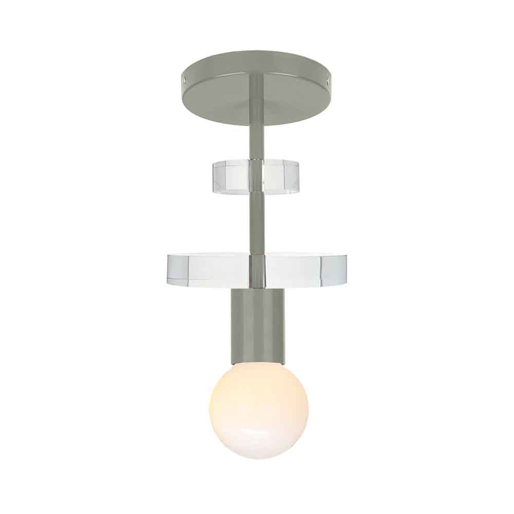 Spa color Bling flush mount Dutton Brown lighting