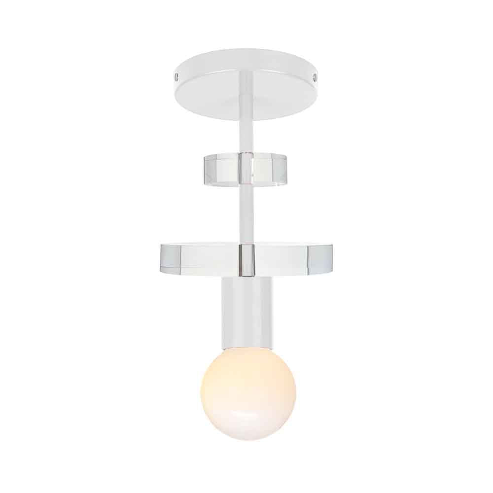 White color Bling flush mount Dutton Brown lighting