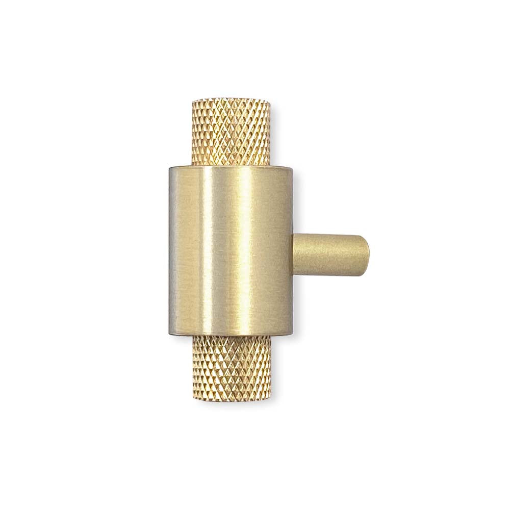 Brass Tux knob Dutton Brown hardware