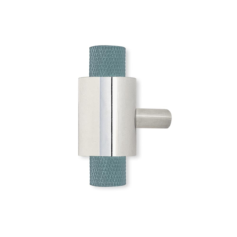 Nickel and python green color Tux knob Dutton Brown hardware