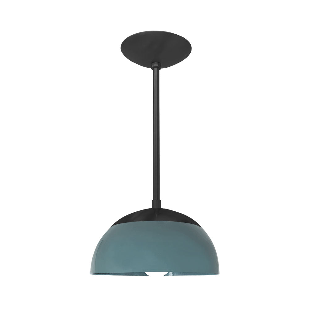 Black and lagoon color Cadbury pendant 10" Dutton Brown lighting