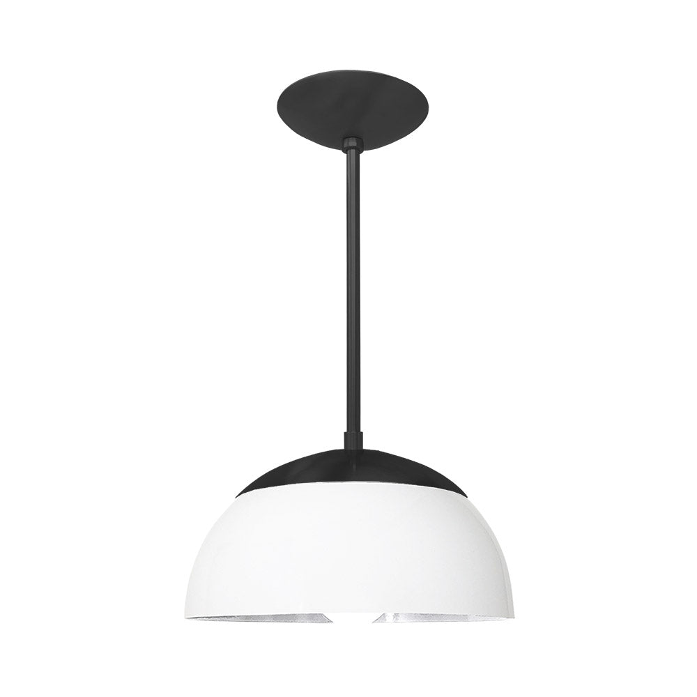 Black and white color Cadbury pendant 12" Dutton Brown lighting