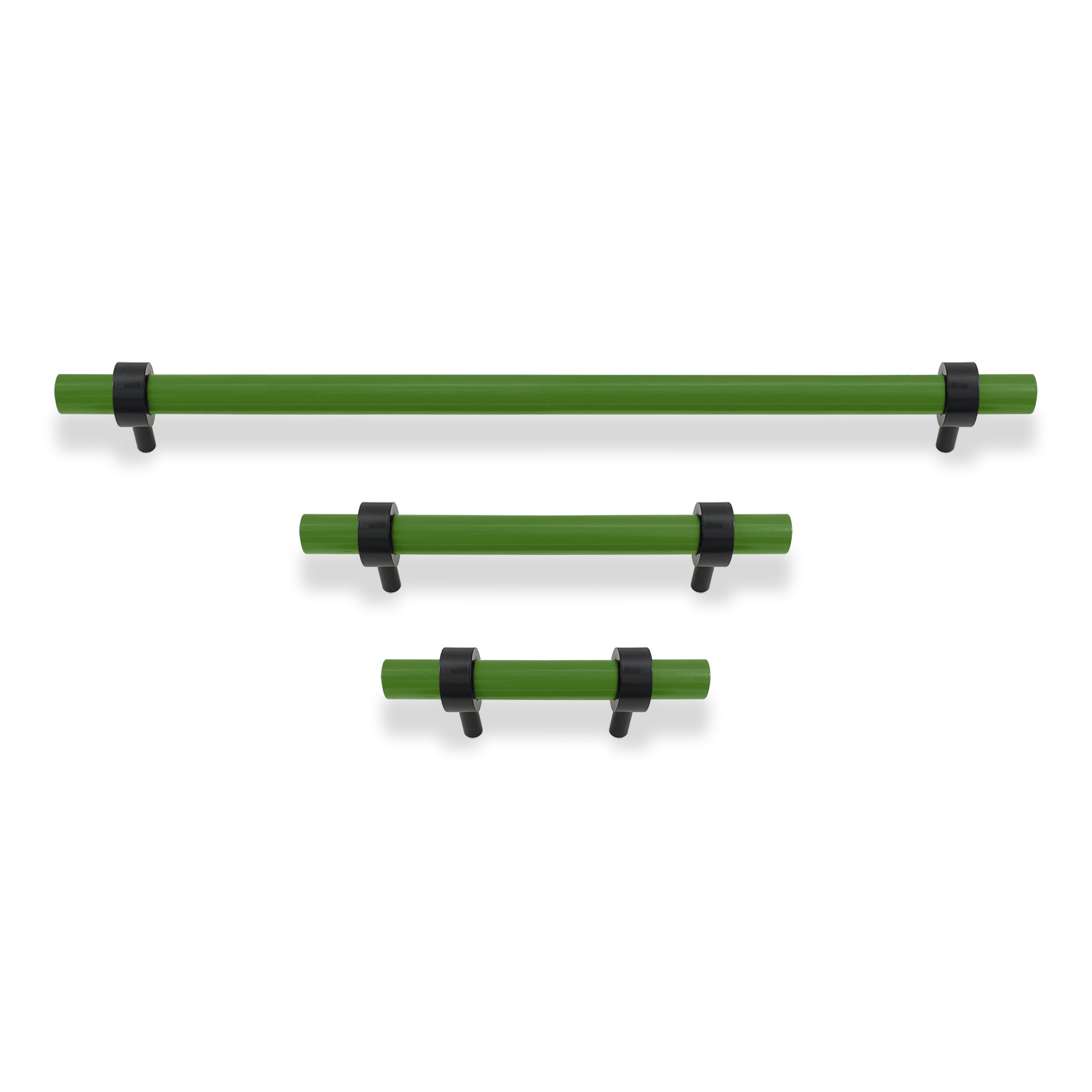 Black and python green color Caliber pull Dutton Brown hardware