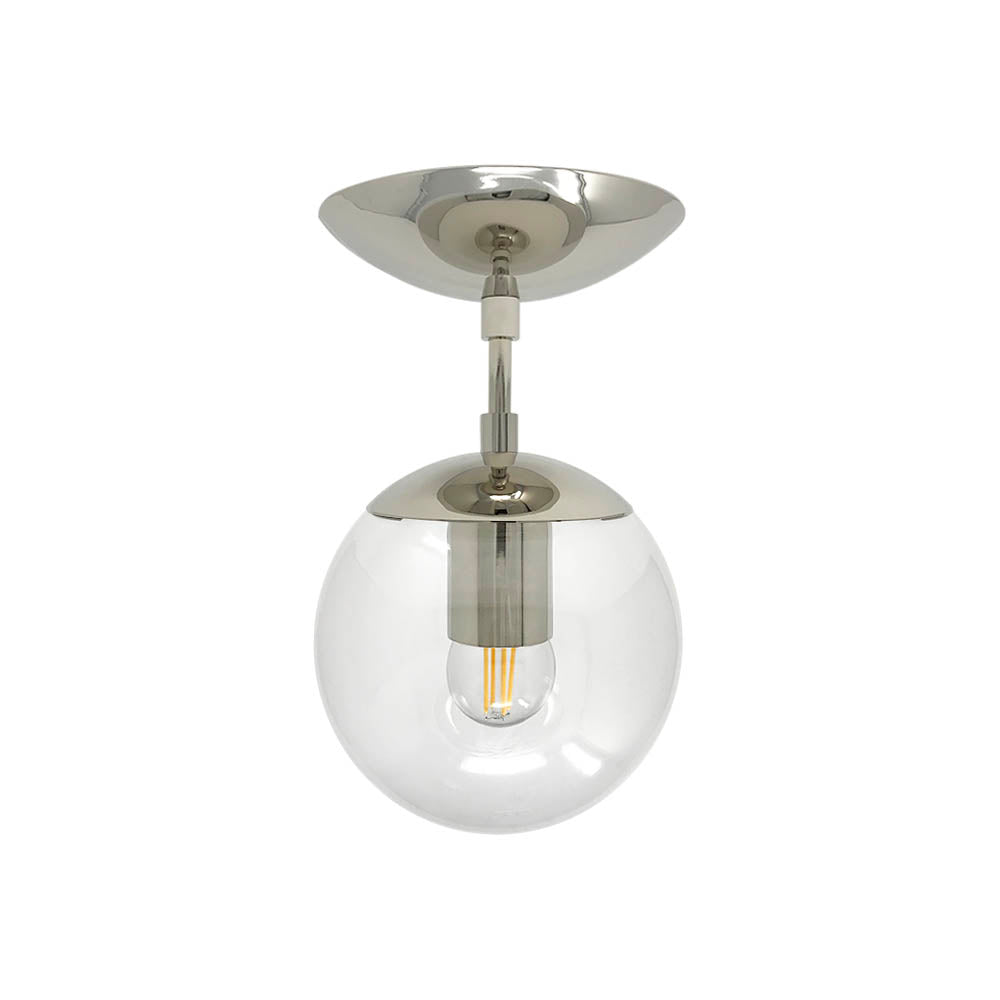Nickel Cap flush mount 6" Dutton Brown lighting