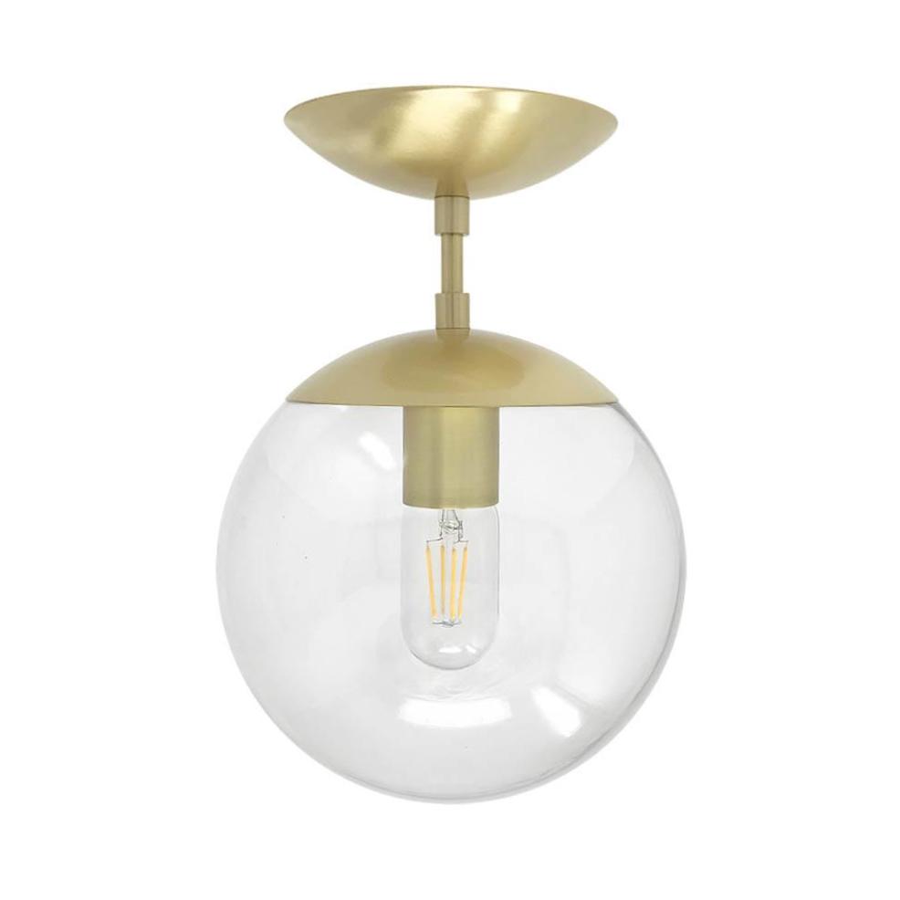 Brass Cap flush mount 8" Dutton Brown lighting