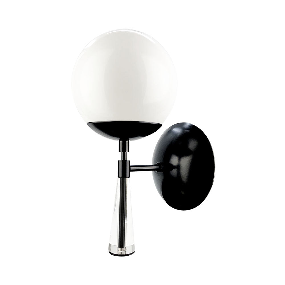 Black and black color Carrera sconce Dutton Brown lighting