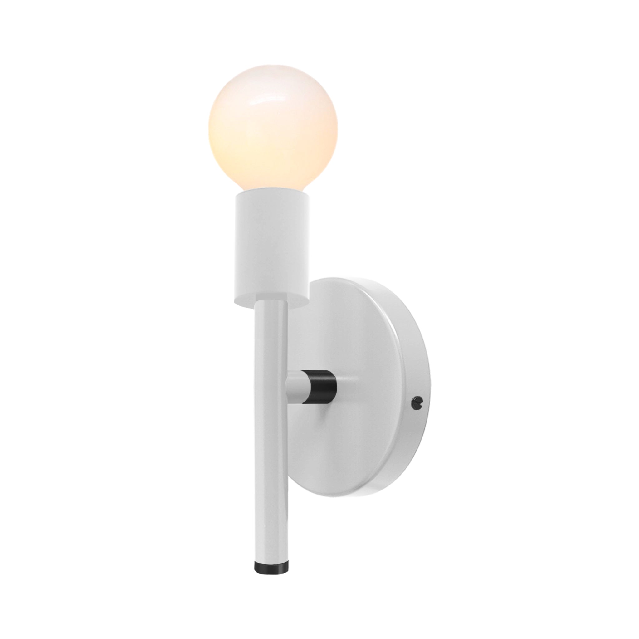 Black and chalk color Major sconce 9" Dutton Brown lighting