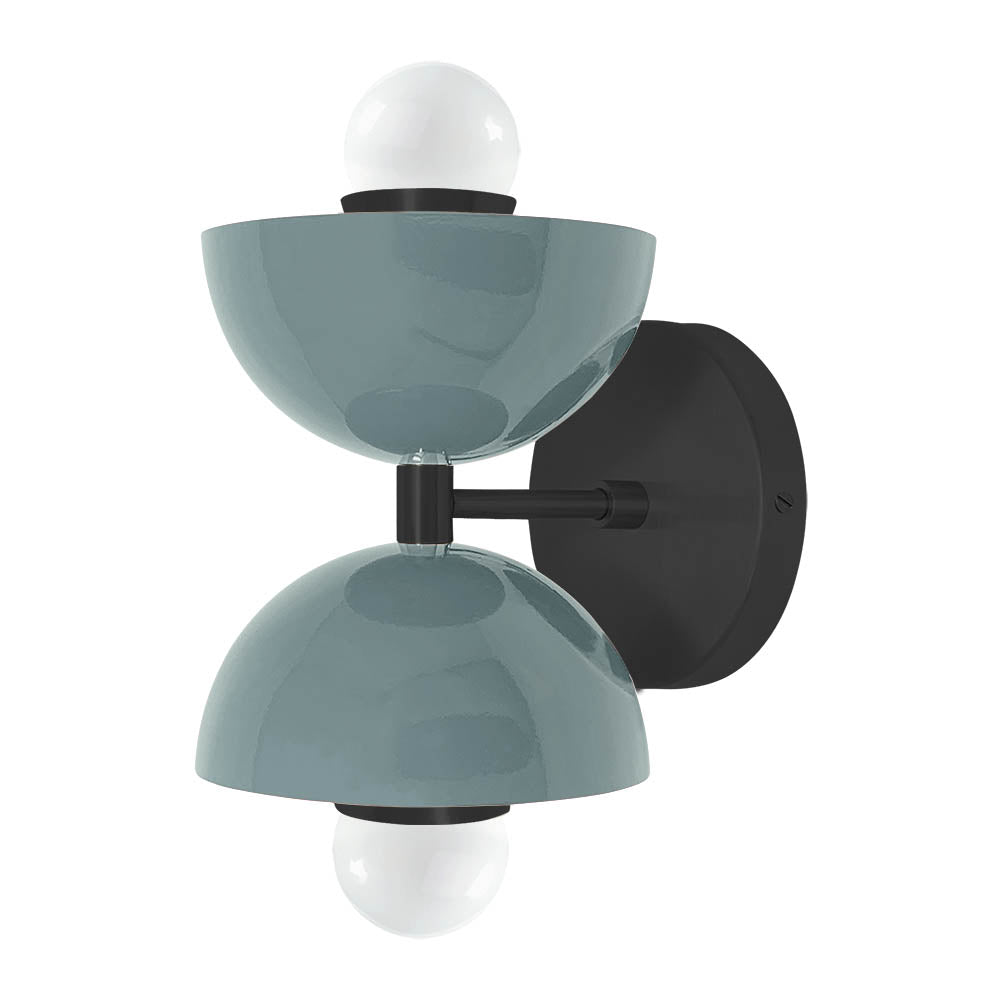 Black and lagoon color Amigo sconce Dutton Brown lighting