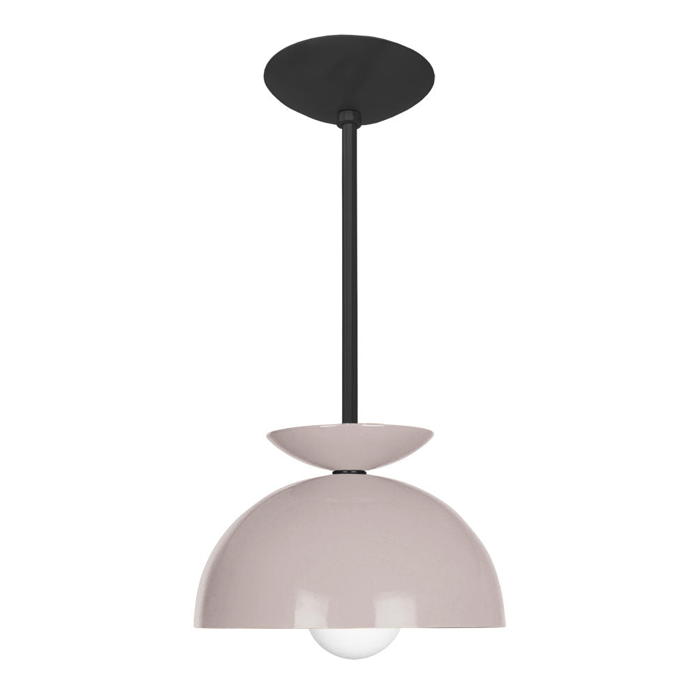 Black and barely color Echo pendant 10" Dutton Brown lighting