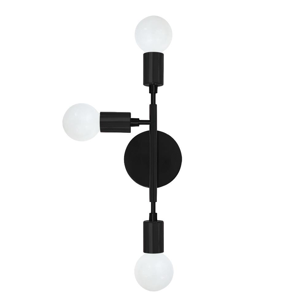 Black Elite sconce left Dutton Brown lighting